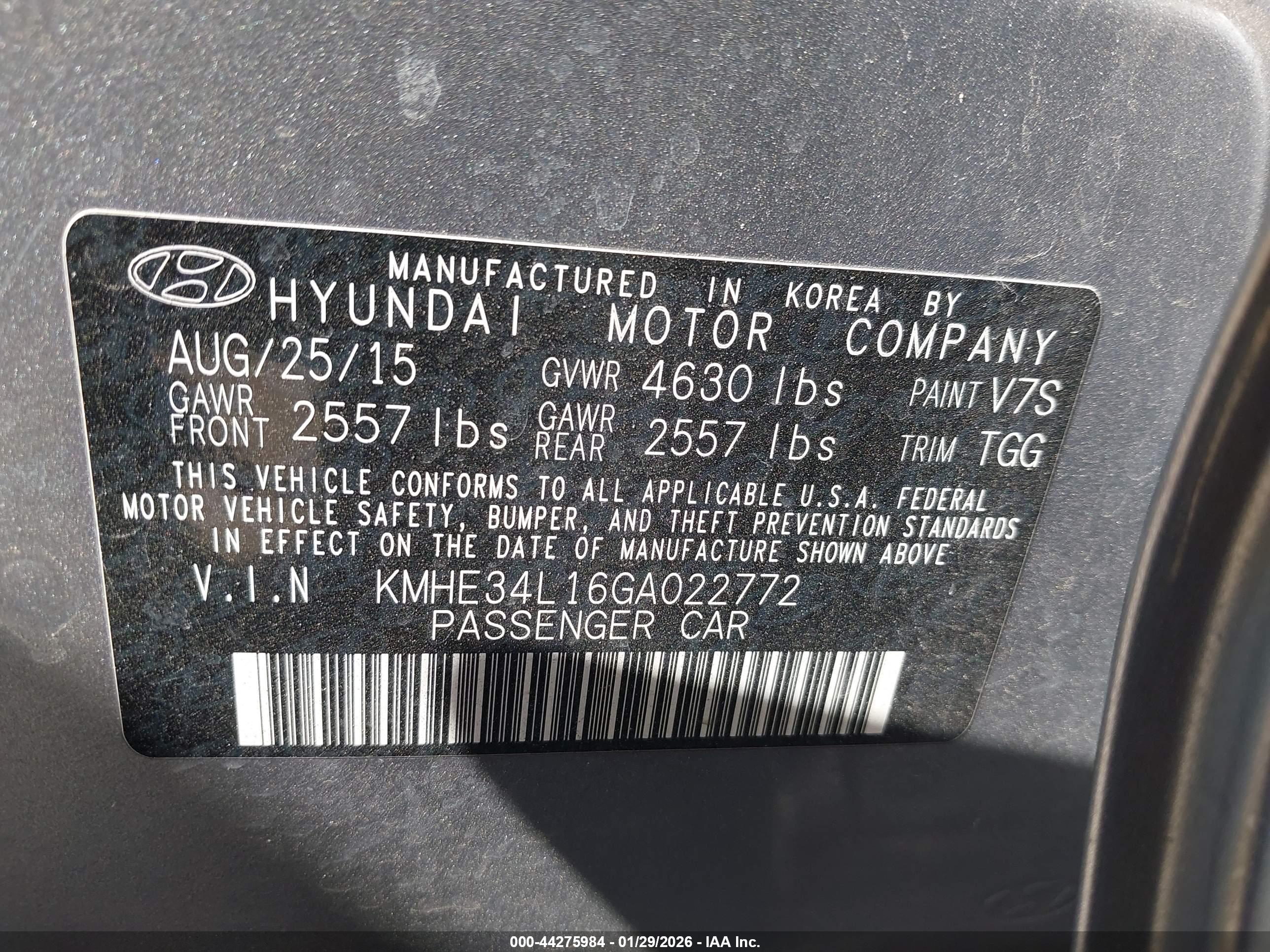 HYUNDAI SONATA image 9