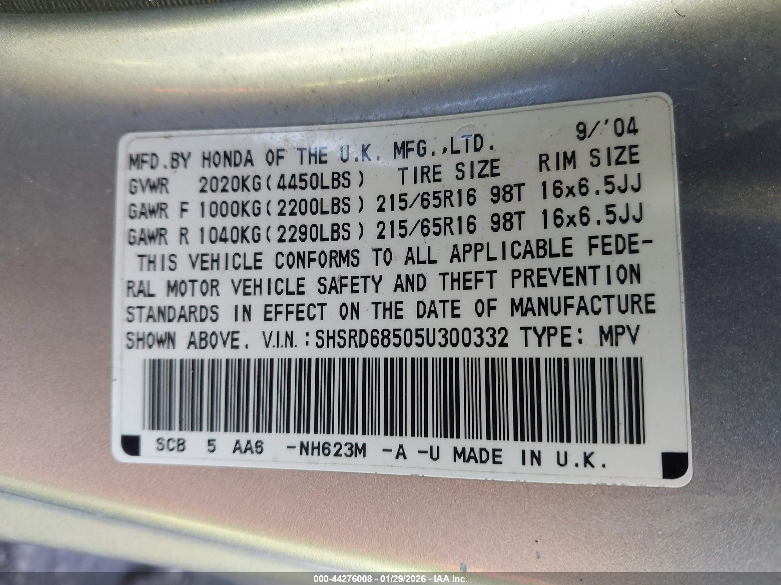 HONDA CR-V image 9