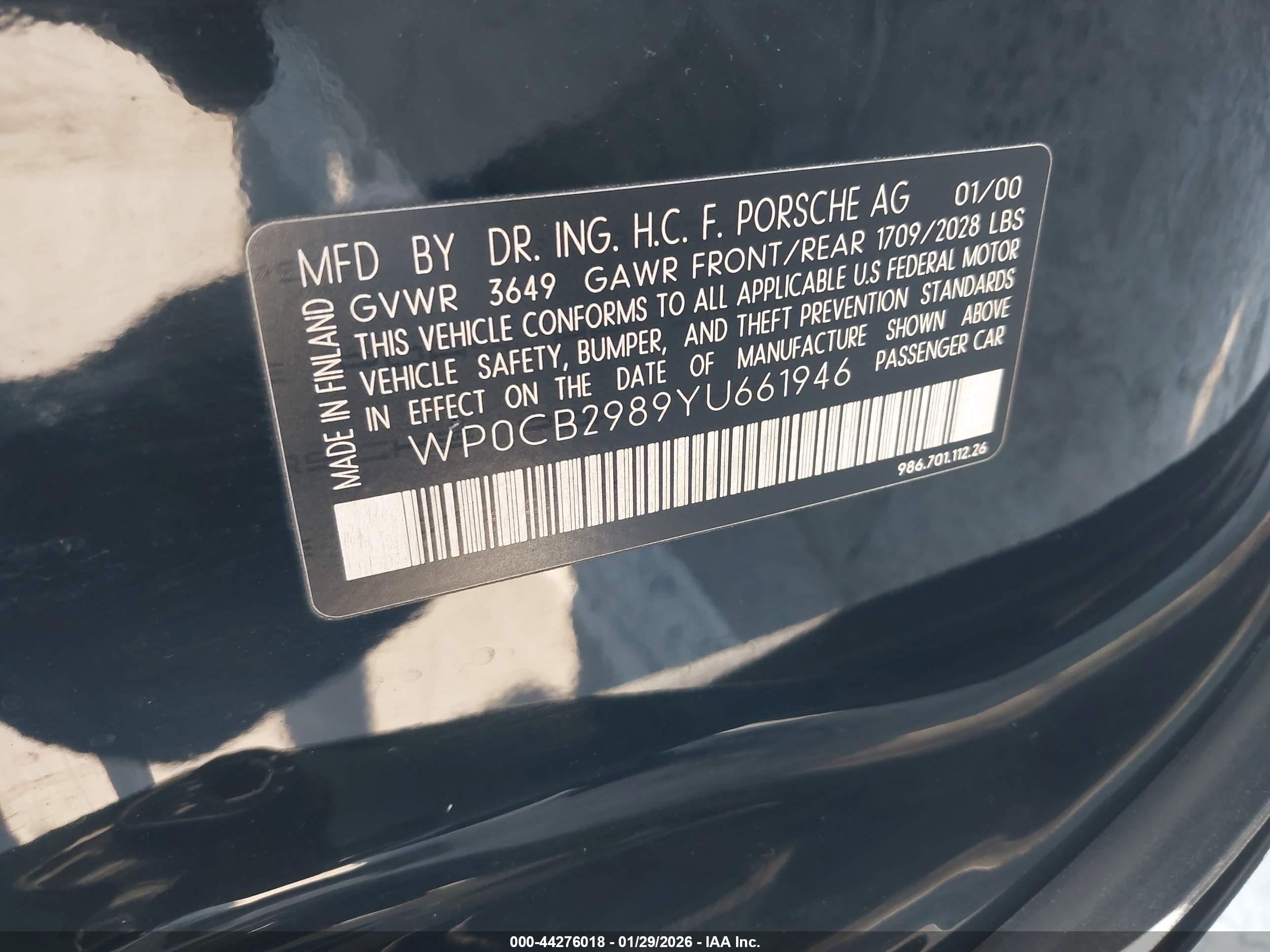 PORSCHE BOXSTER image 9