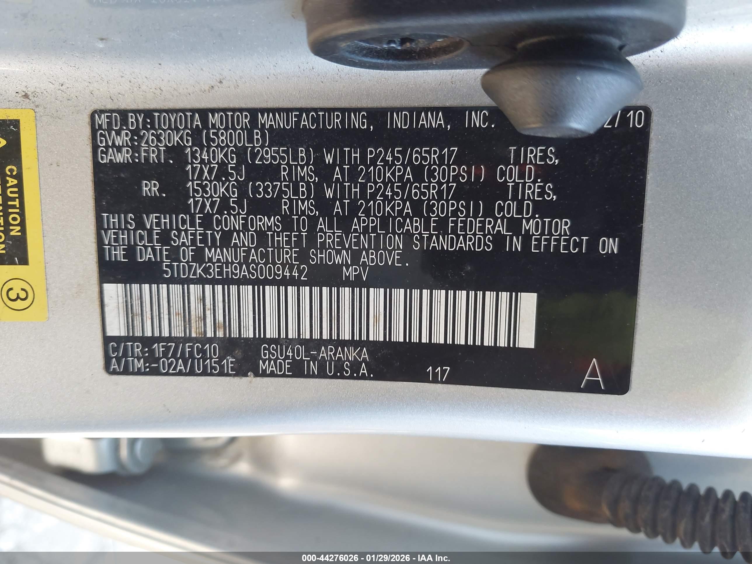 TOYOTA HIGHLANDER image 9