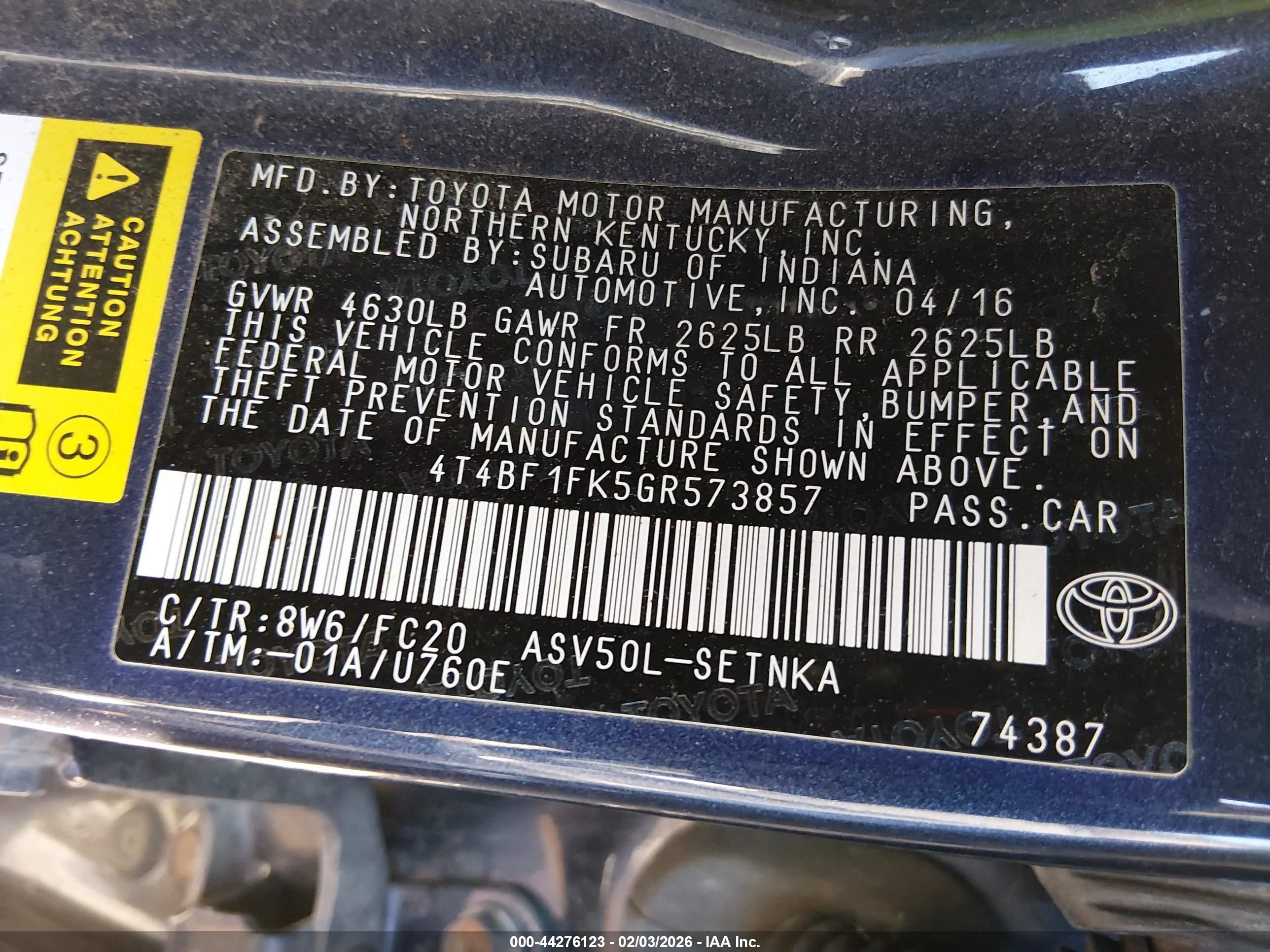 TOYOTA CAMRY image 9