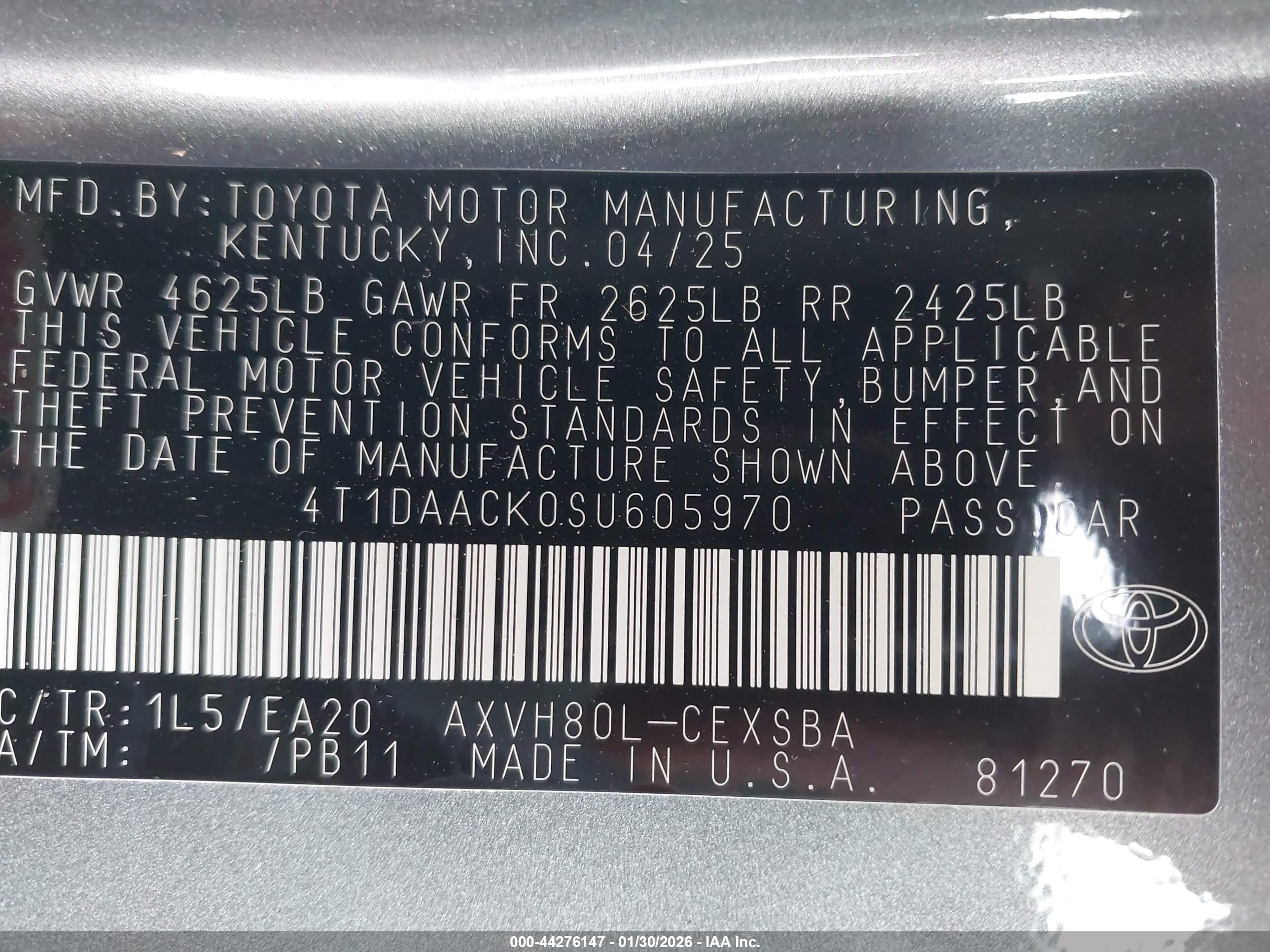 TOYOTA CAMRY image 9