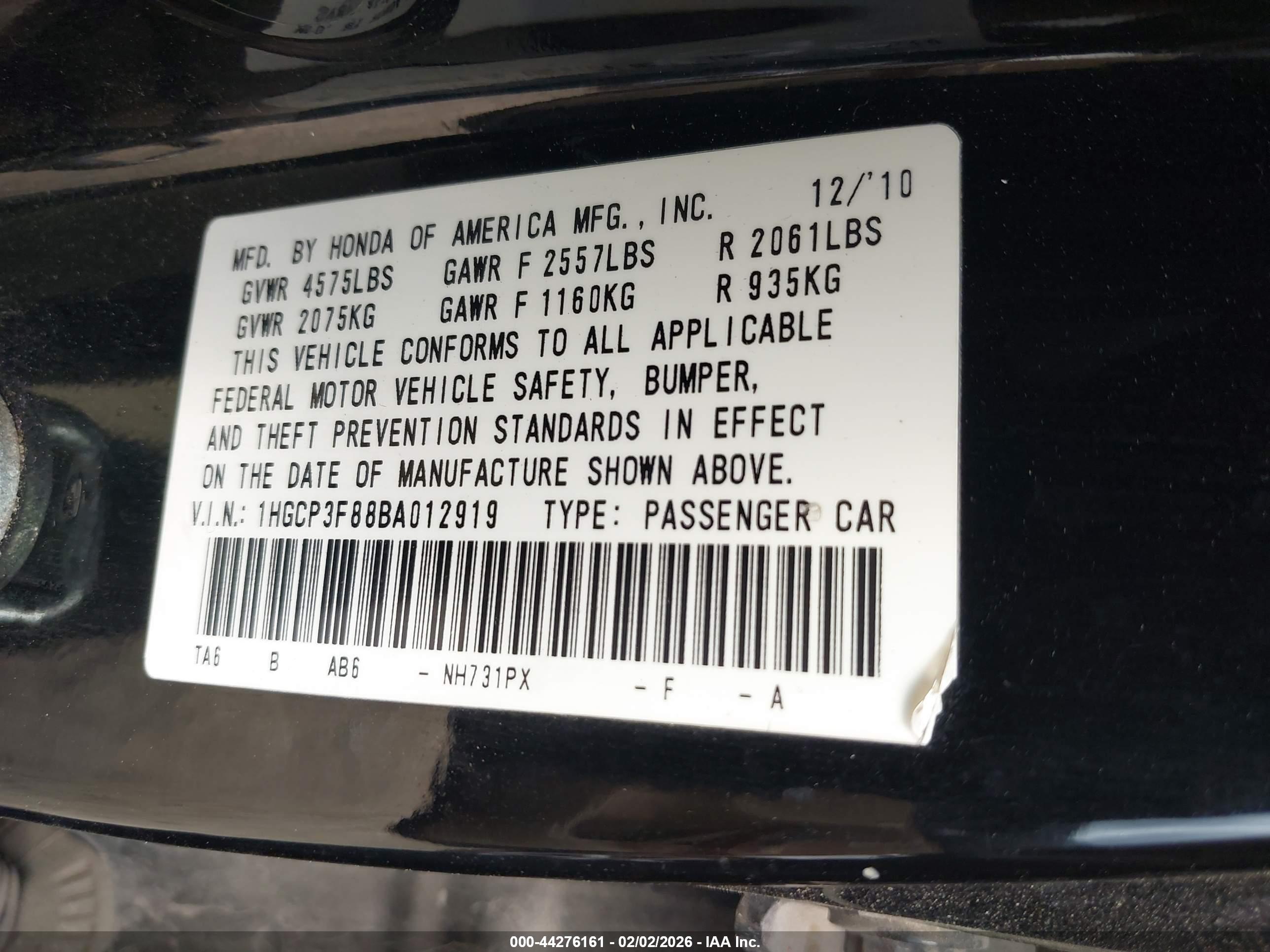 HONDA ACCORD image 9