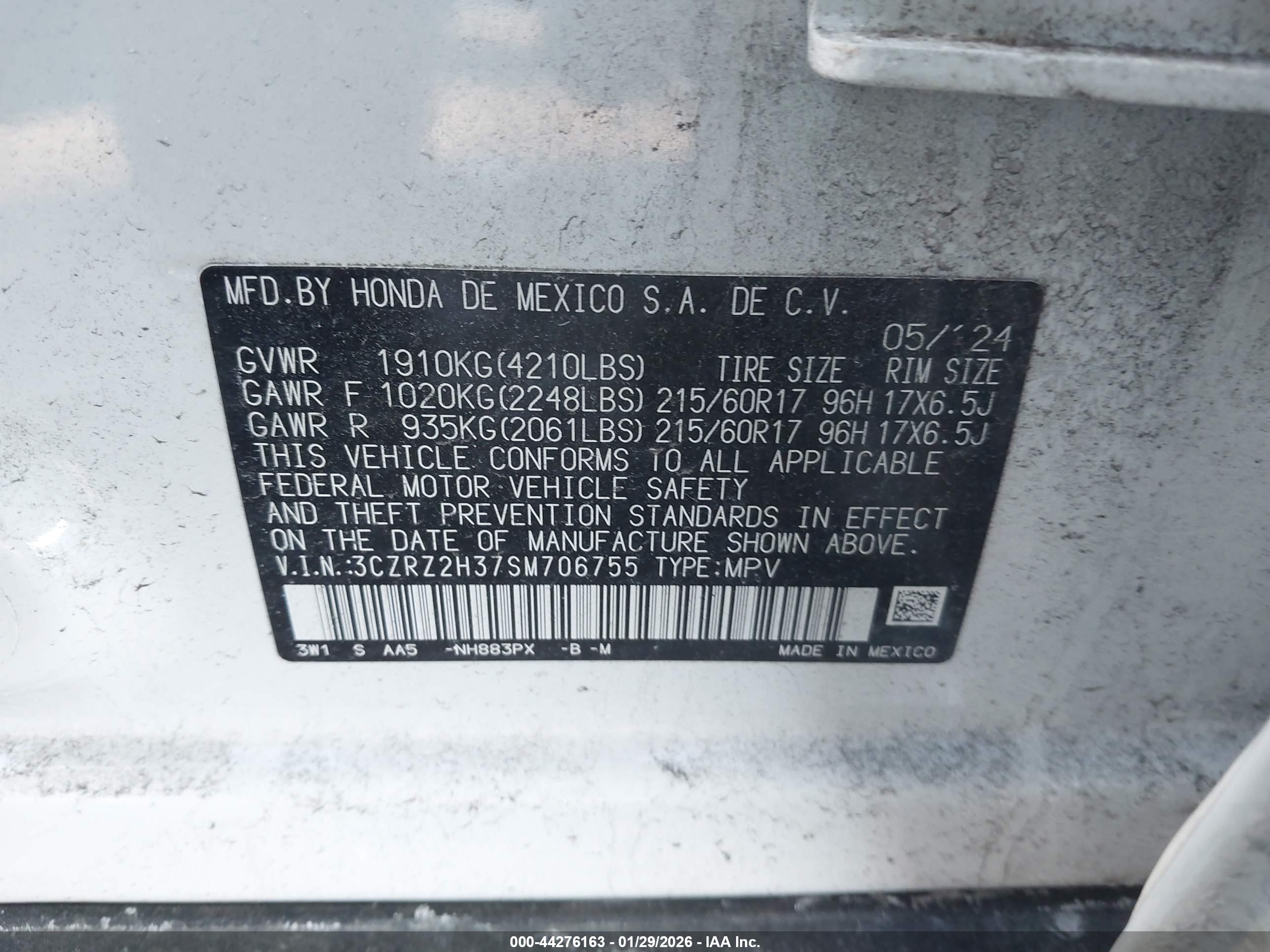 HONDA HR-V image 9