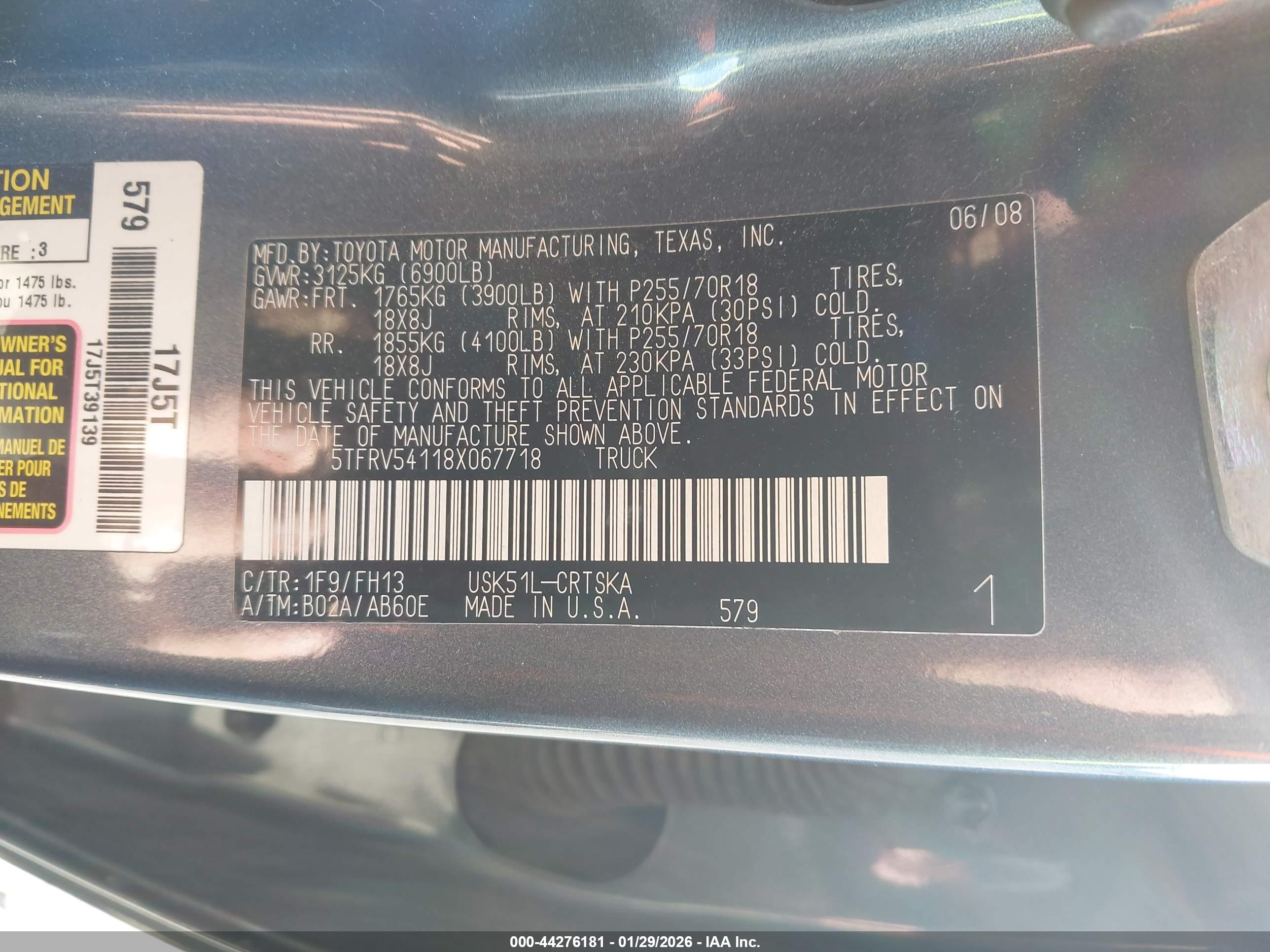 TOYOTA TUNDRA image 9