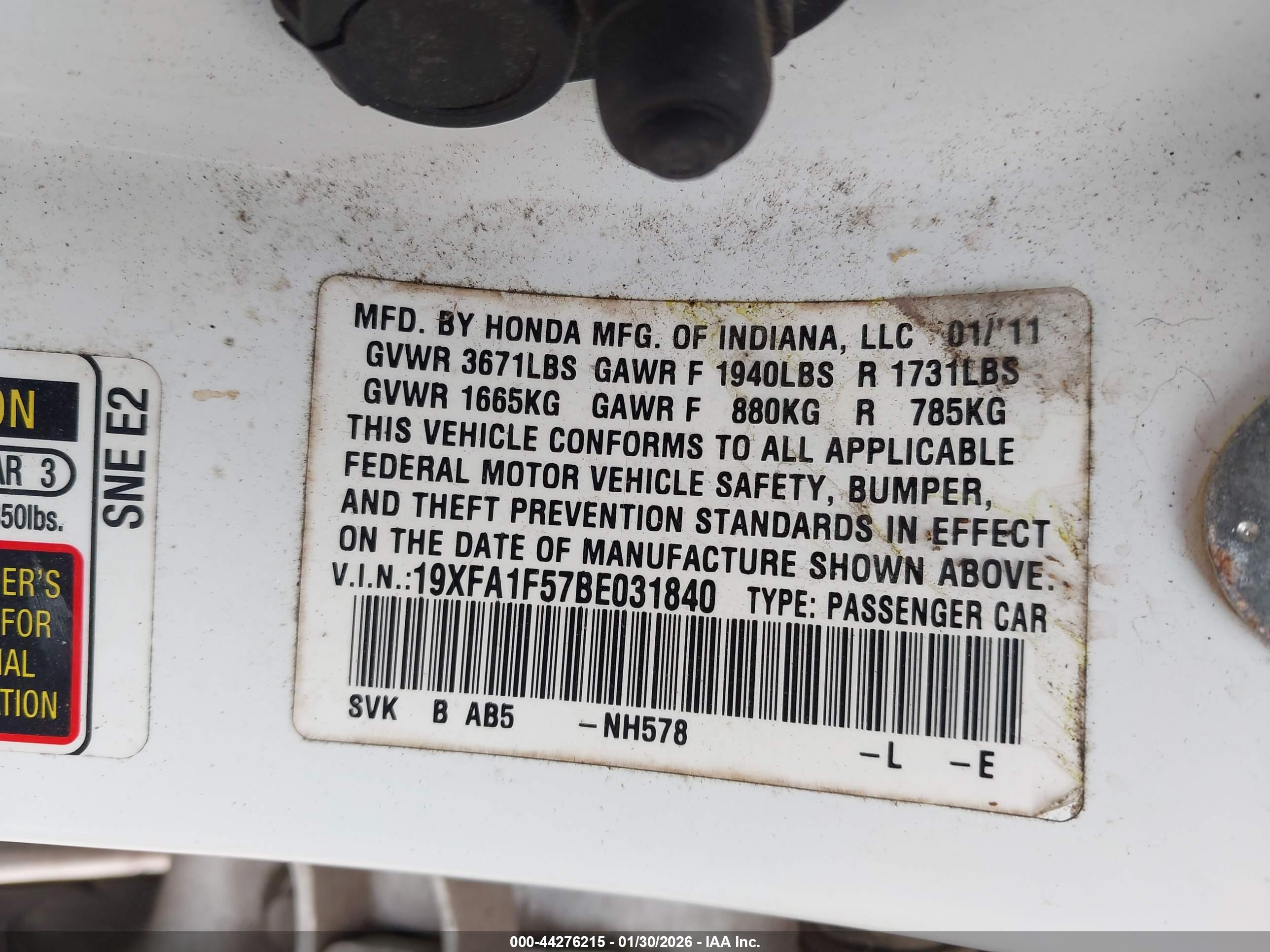 HONDA CIVIC image 9