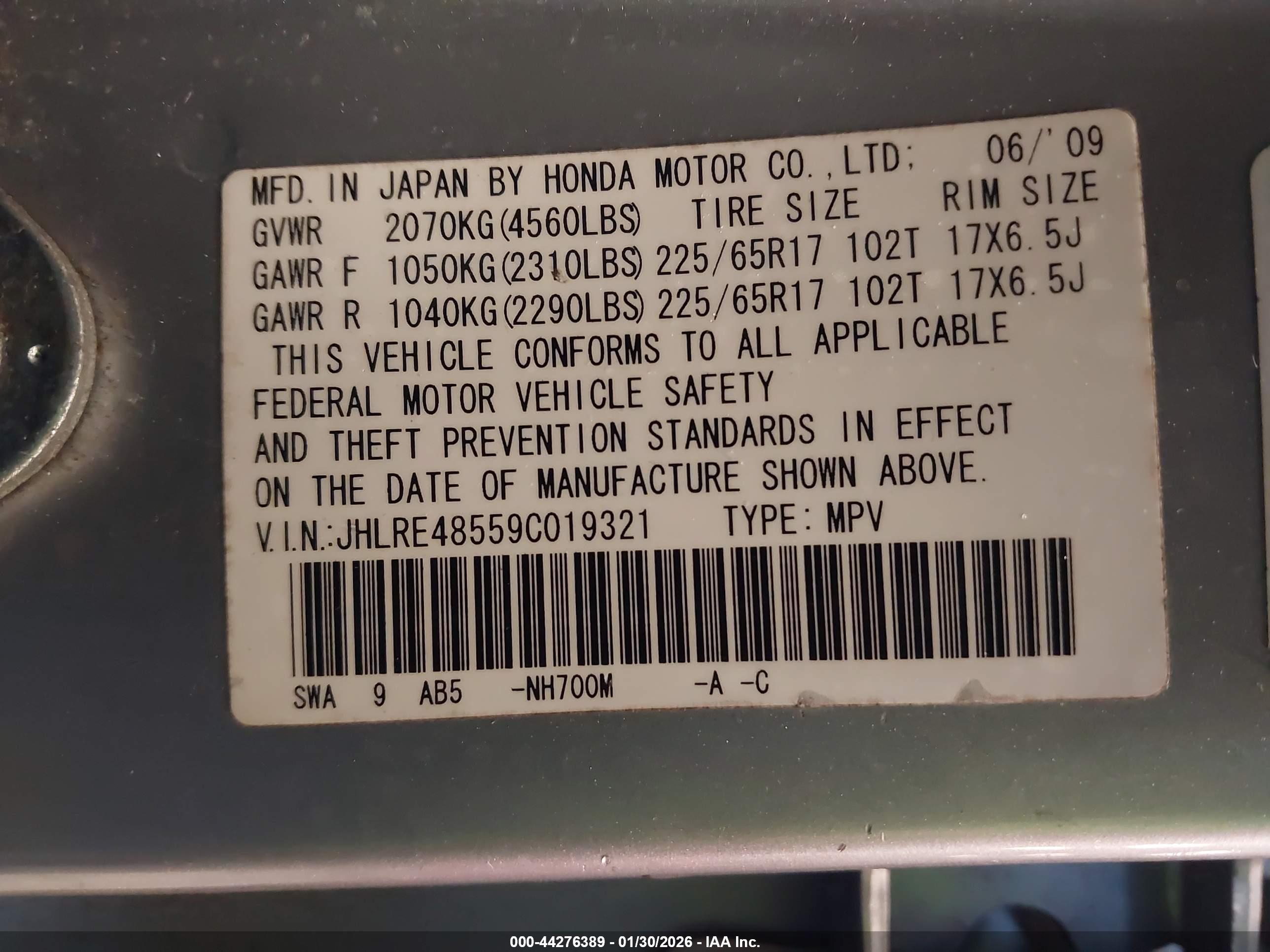 HONDA CR-V image 9