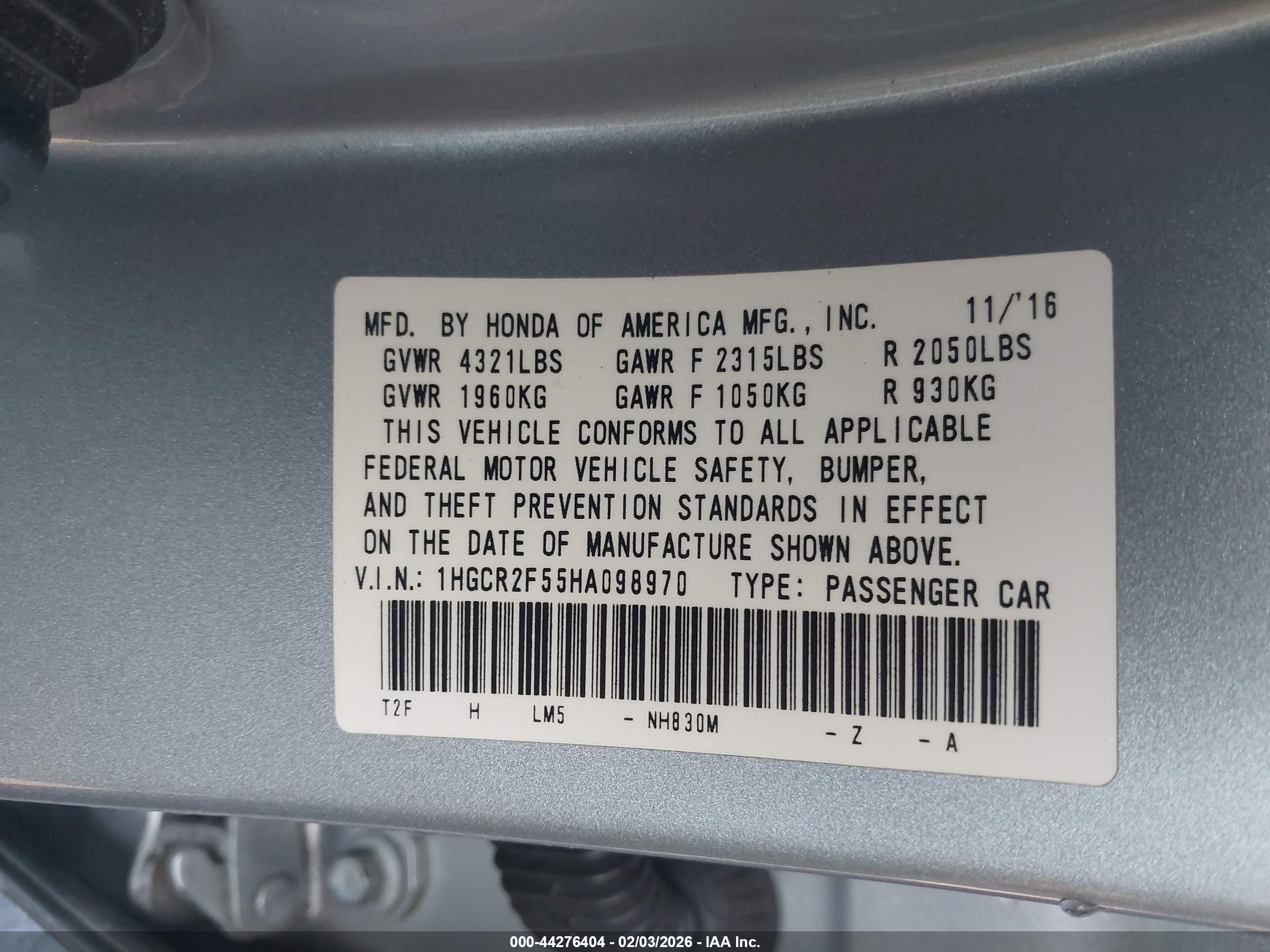 HONDA ACCORD image 9