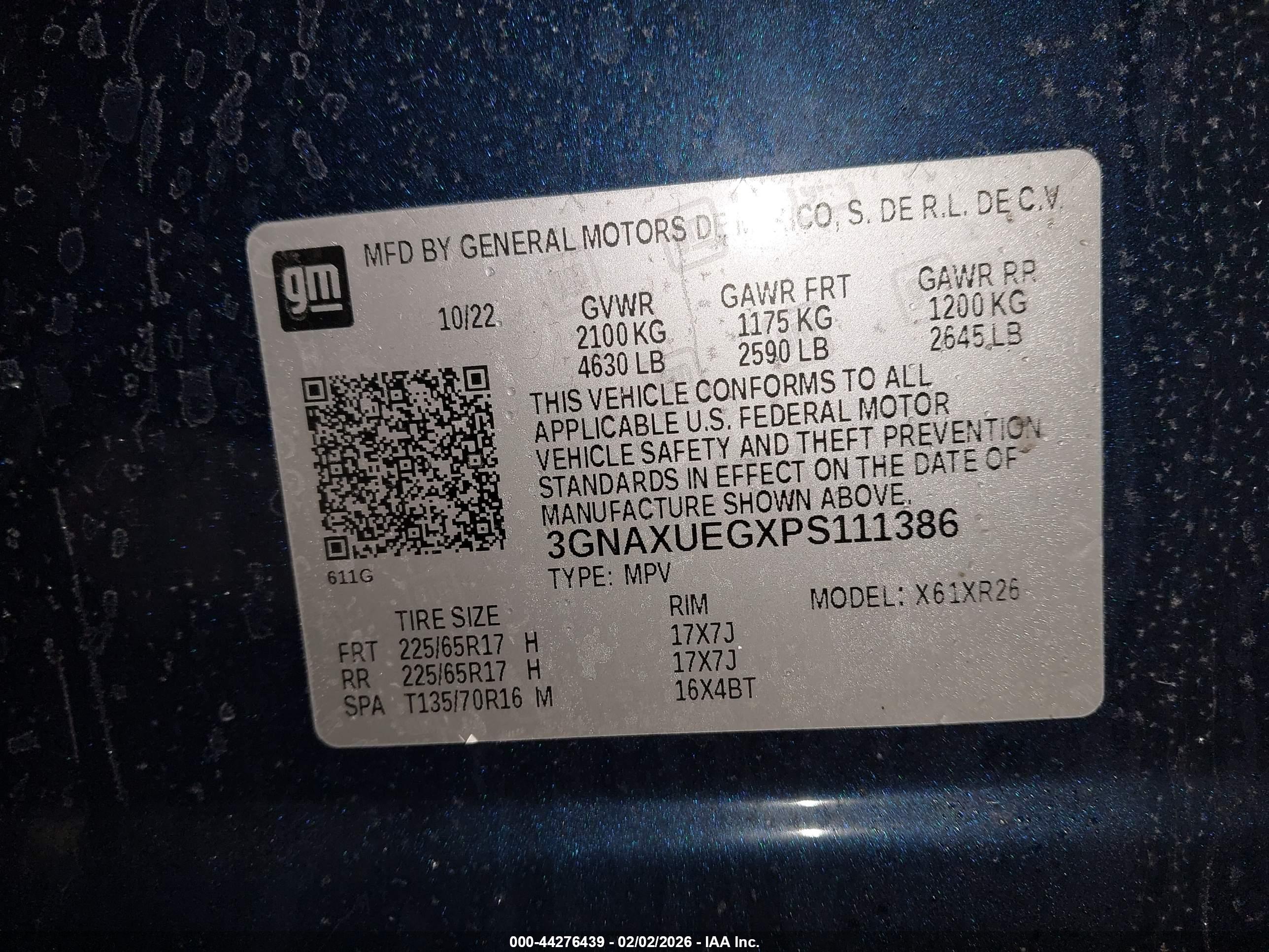 CHEVROLET EQUINOX image 9