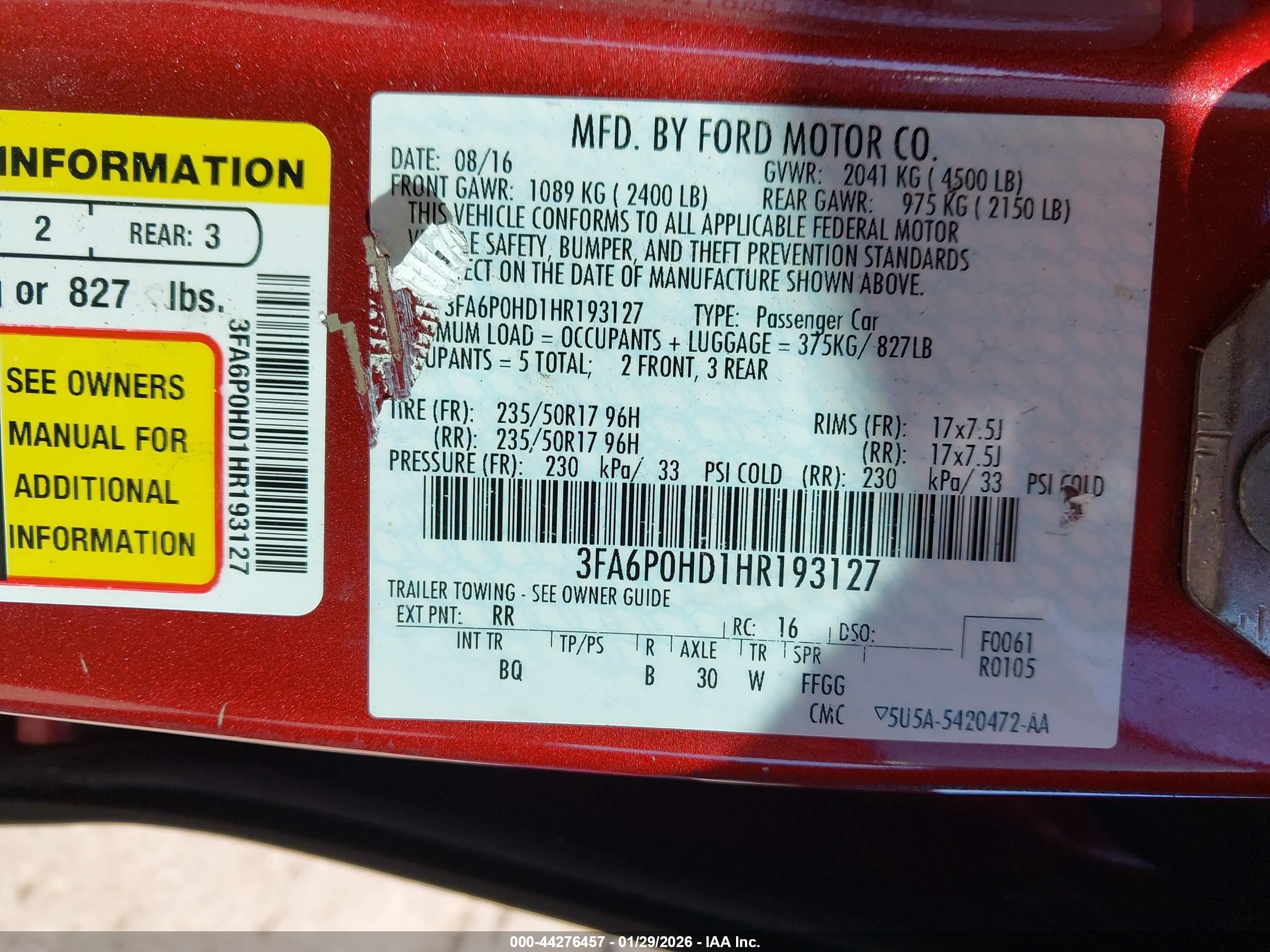 FORD FUSION image 9