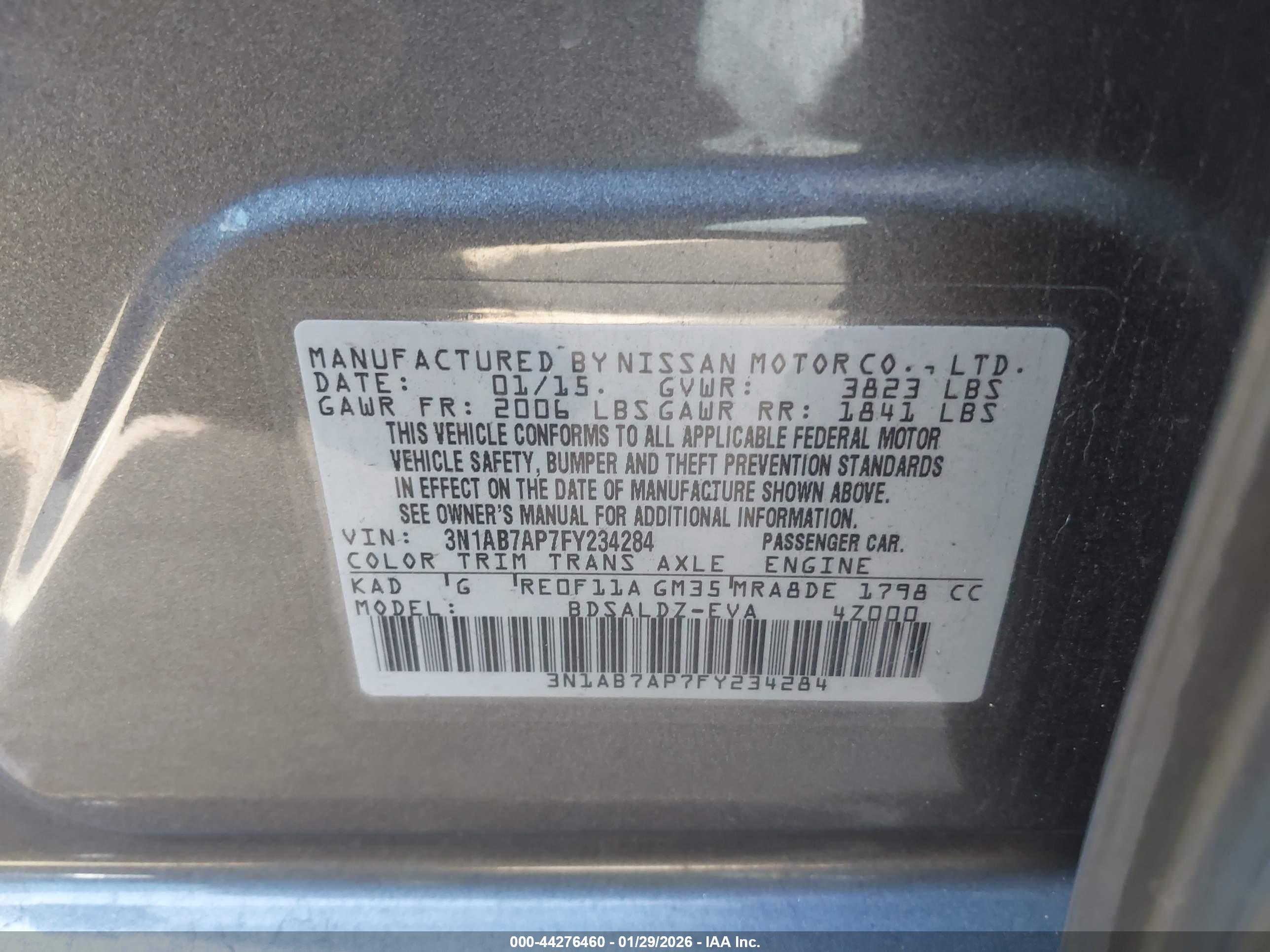 NISSAN SENTRA image 9