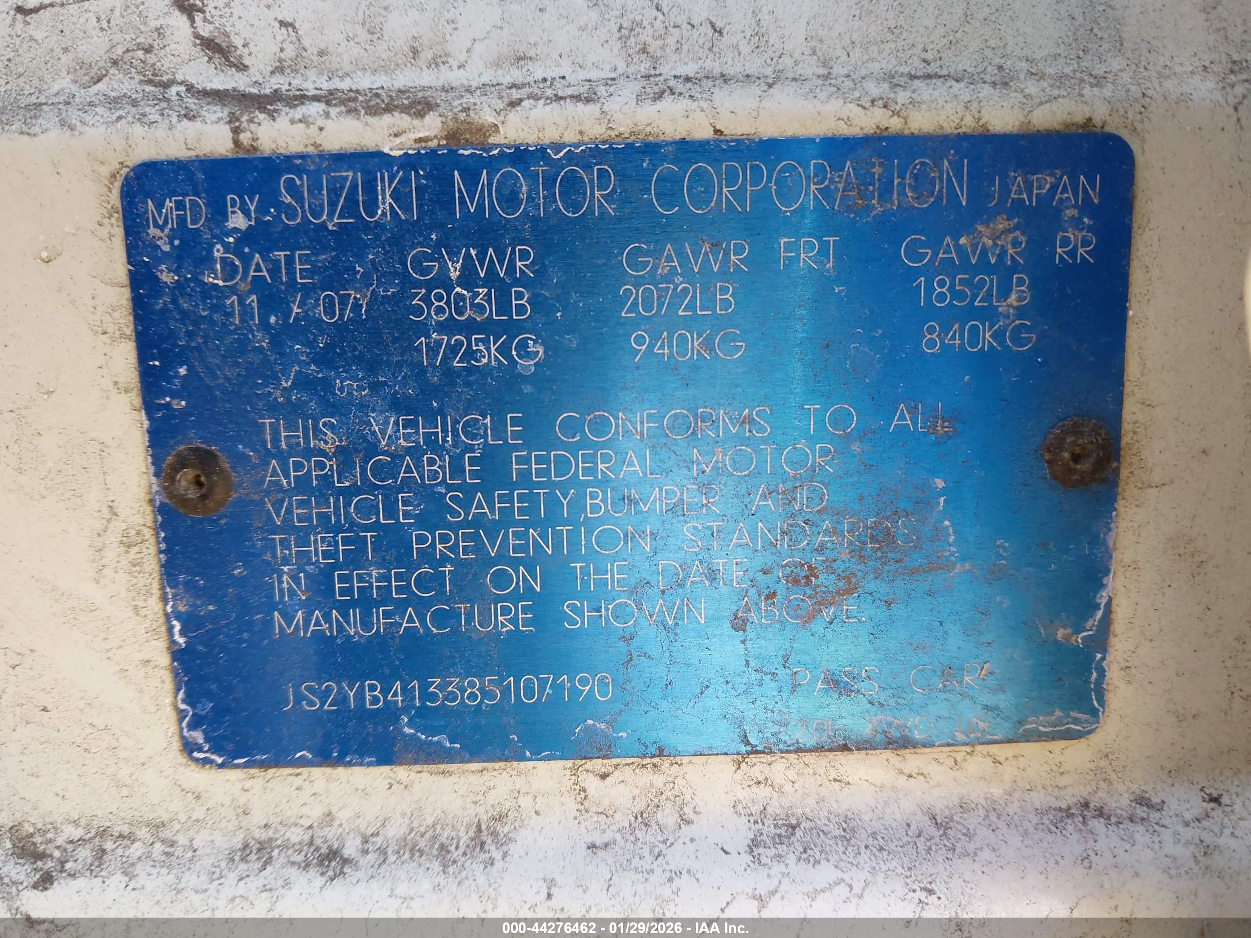 SUZUKI SX4 image 9