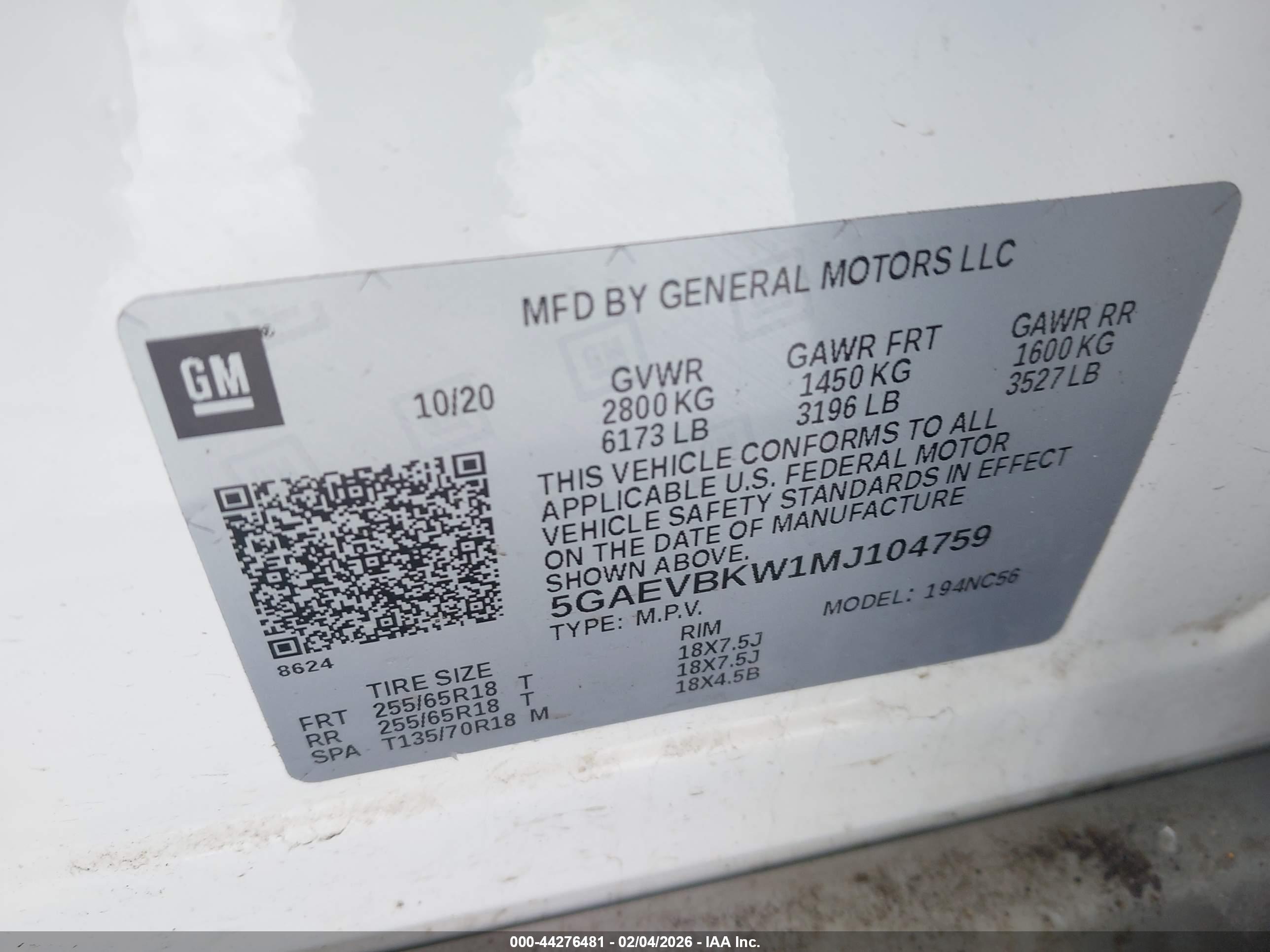BUICK ENCLAVE image 9