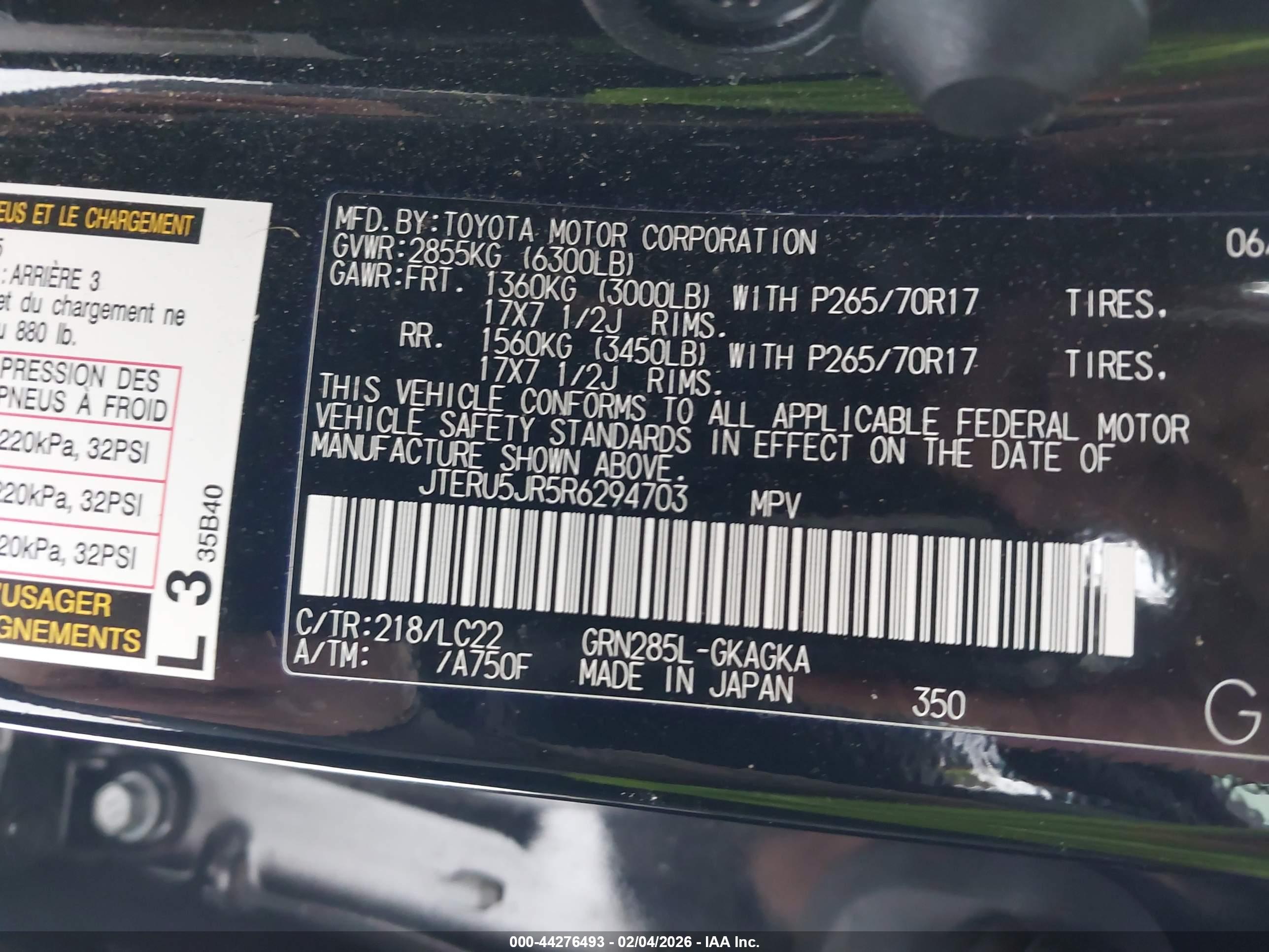 TOYOTA 4RUNNER image 9
