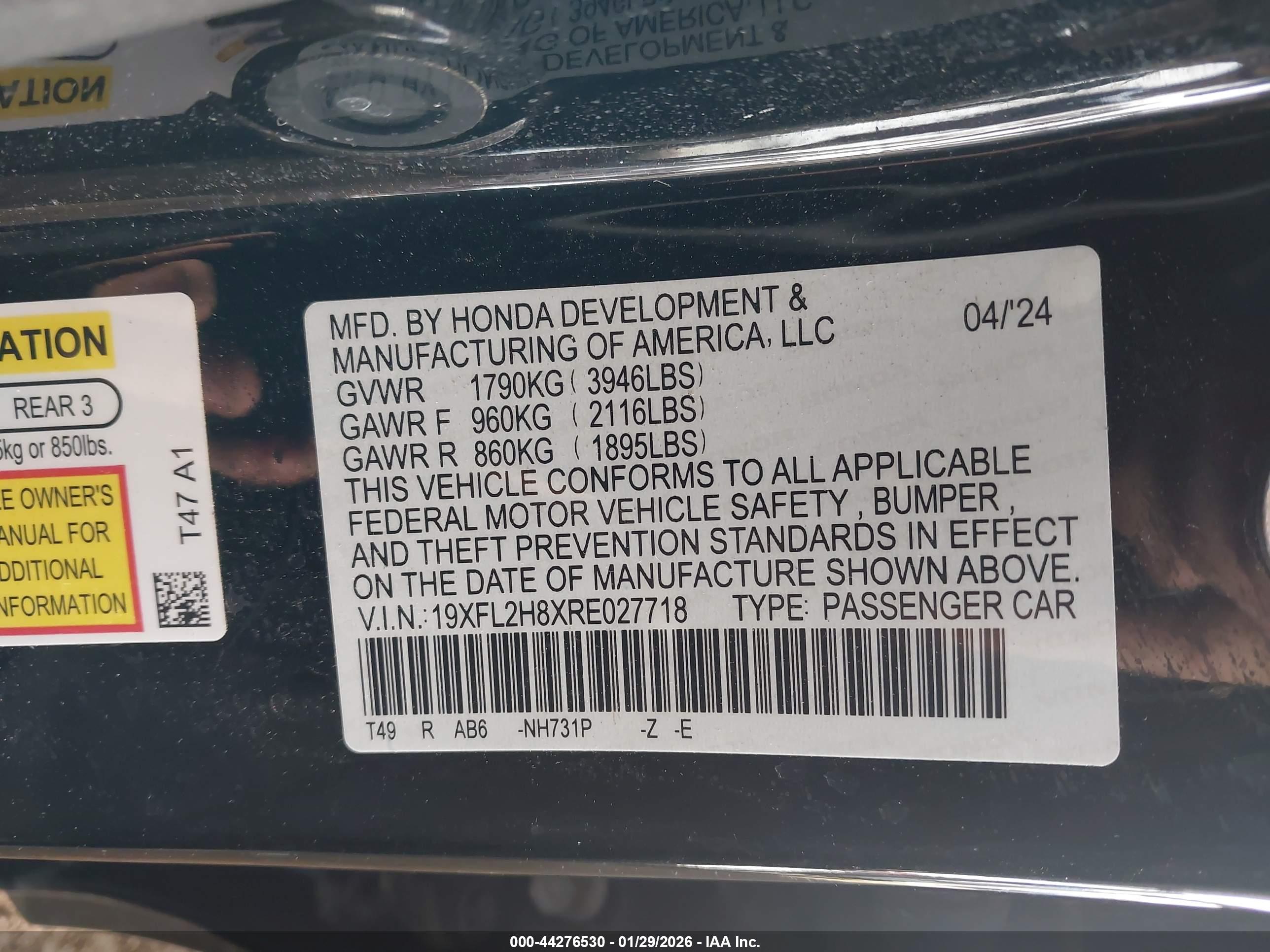 HONDA CIVIC image 9