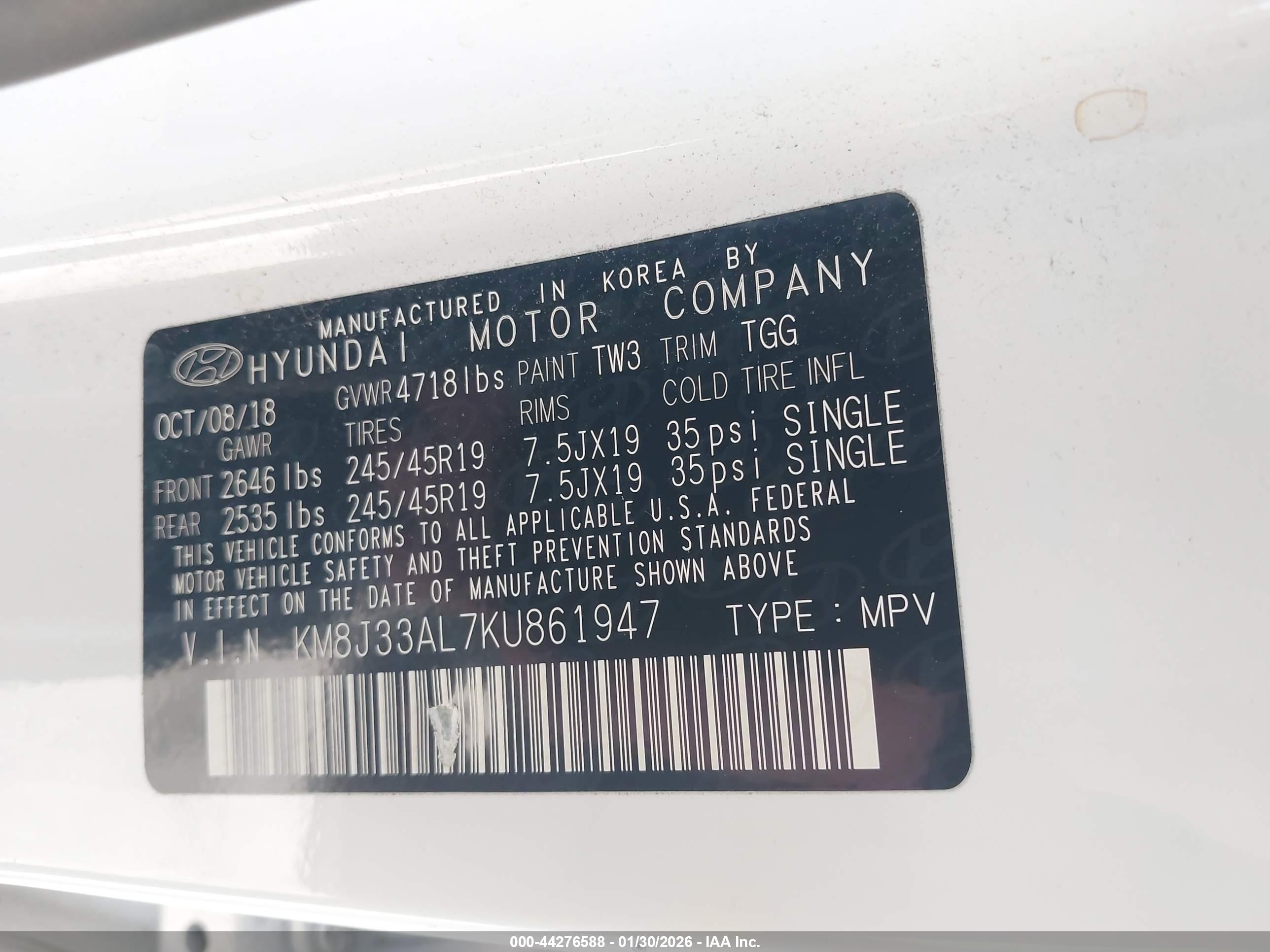 HYUNDAI TUCSON image 9