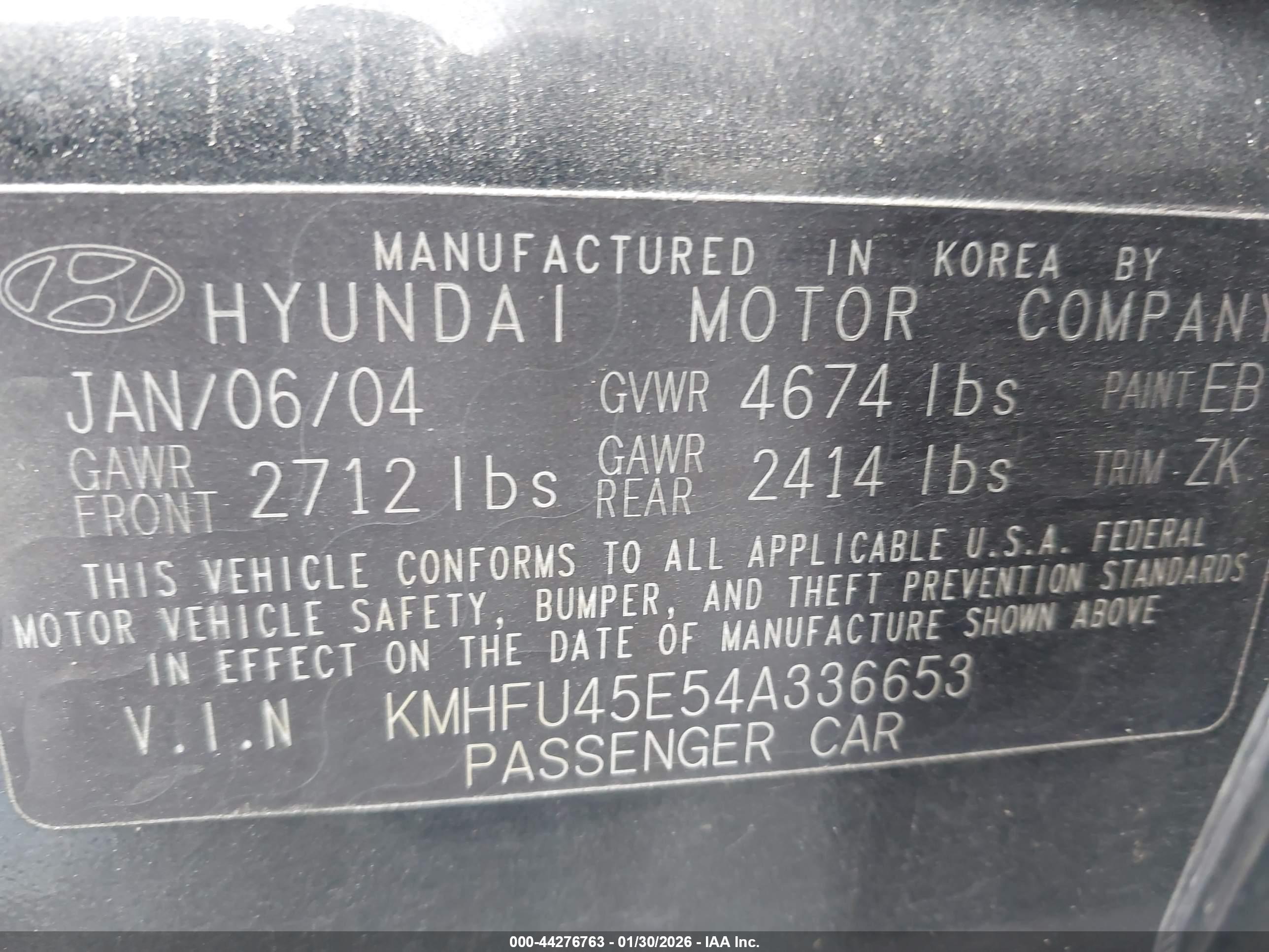 HYUNDAI XG350 image 9