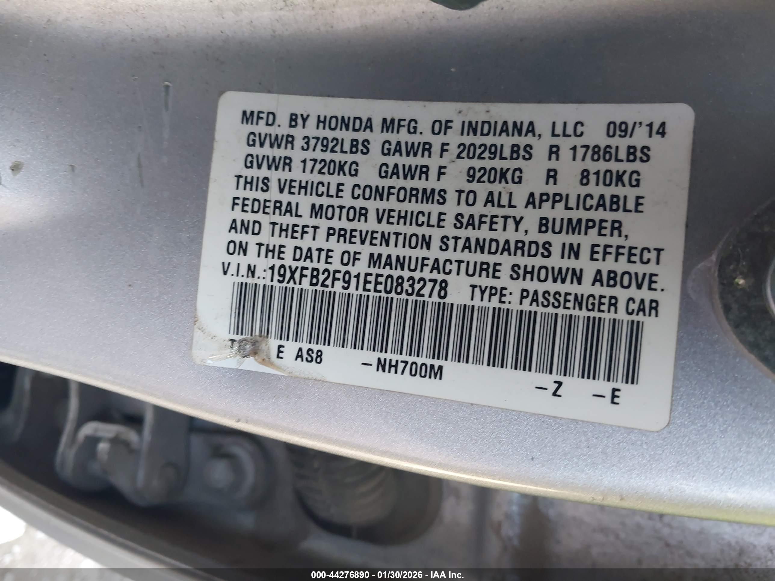 HONDA CIVIC image 9