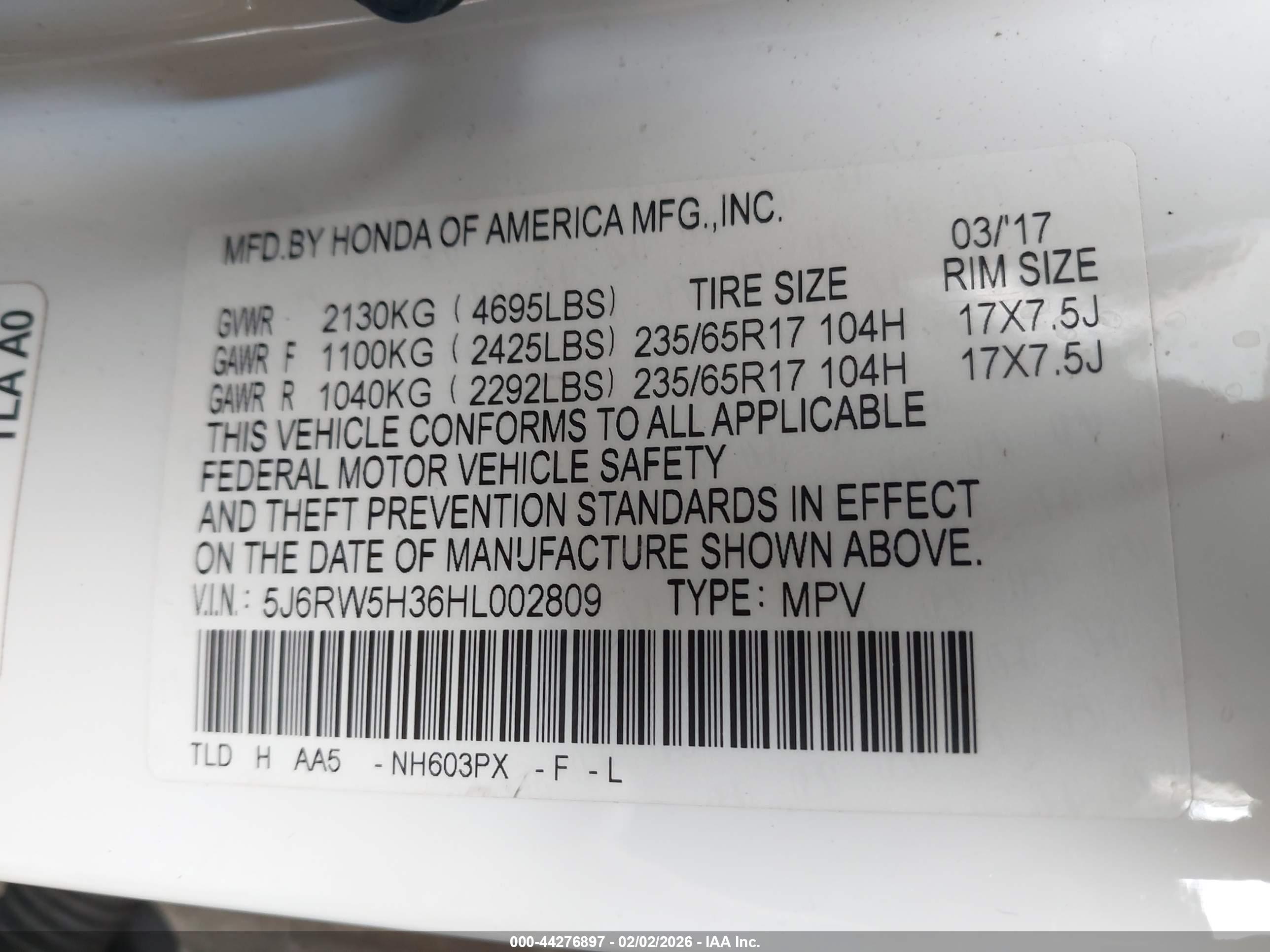 HONDA CR-V image 9
