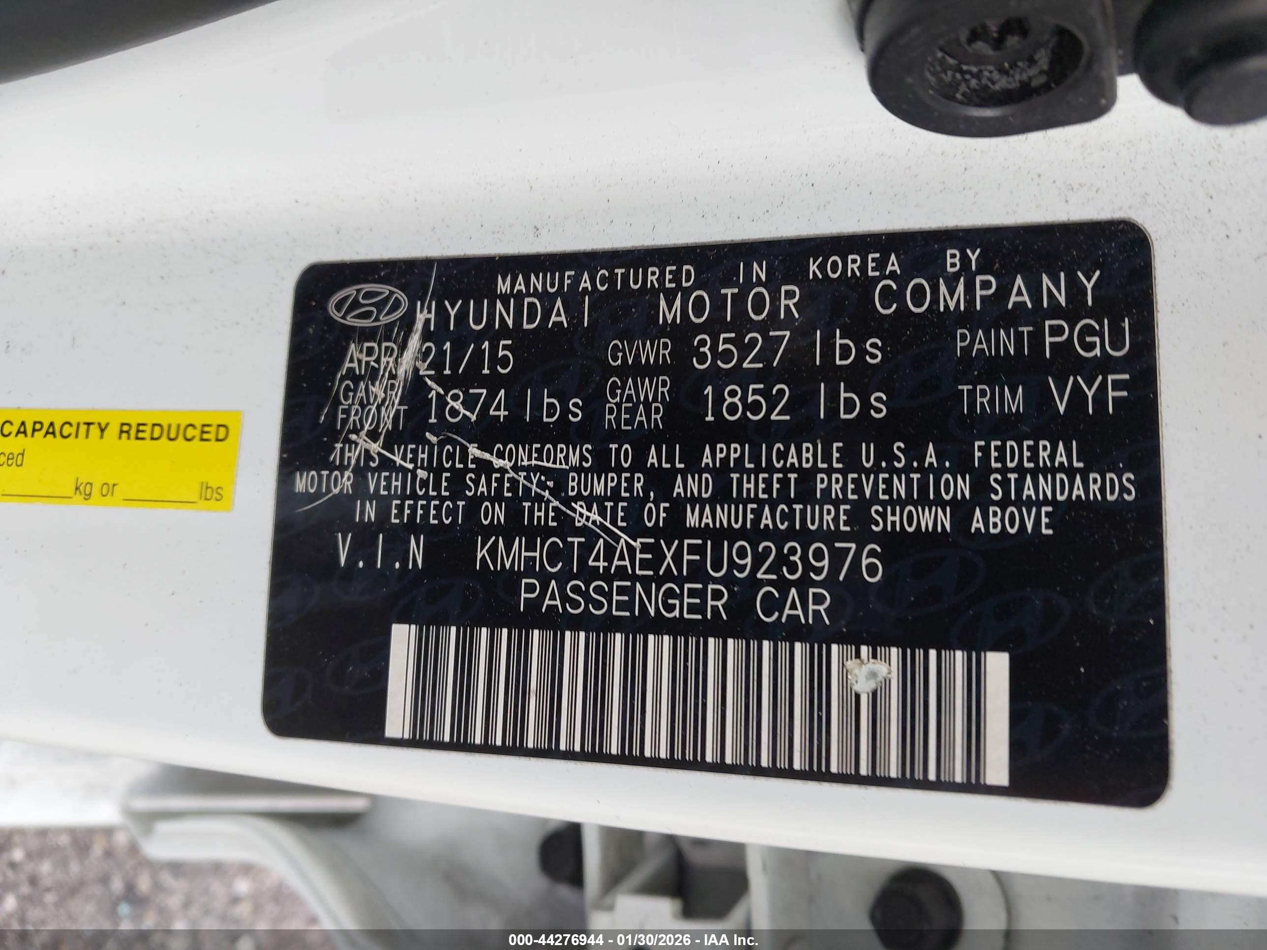 HYUNDAI ACCENT image 9