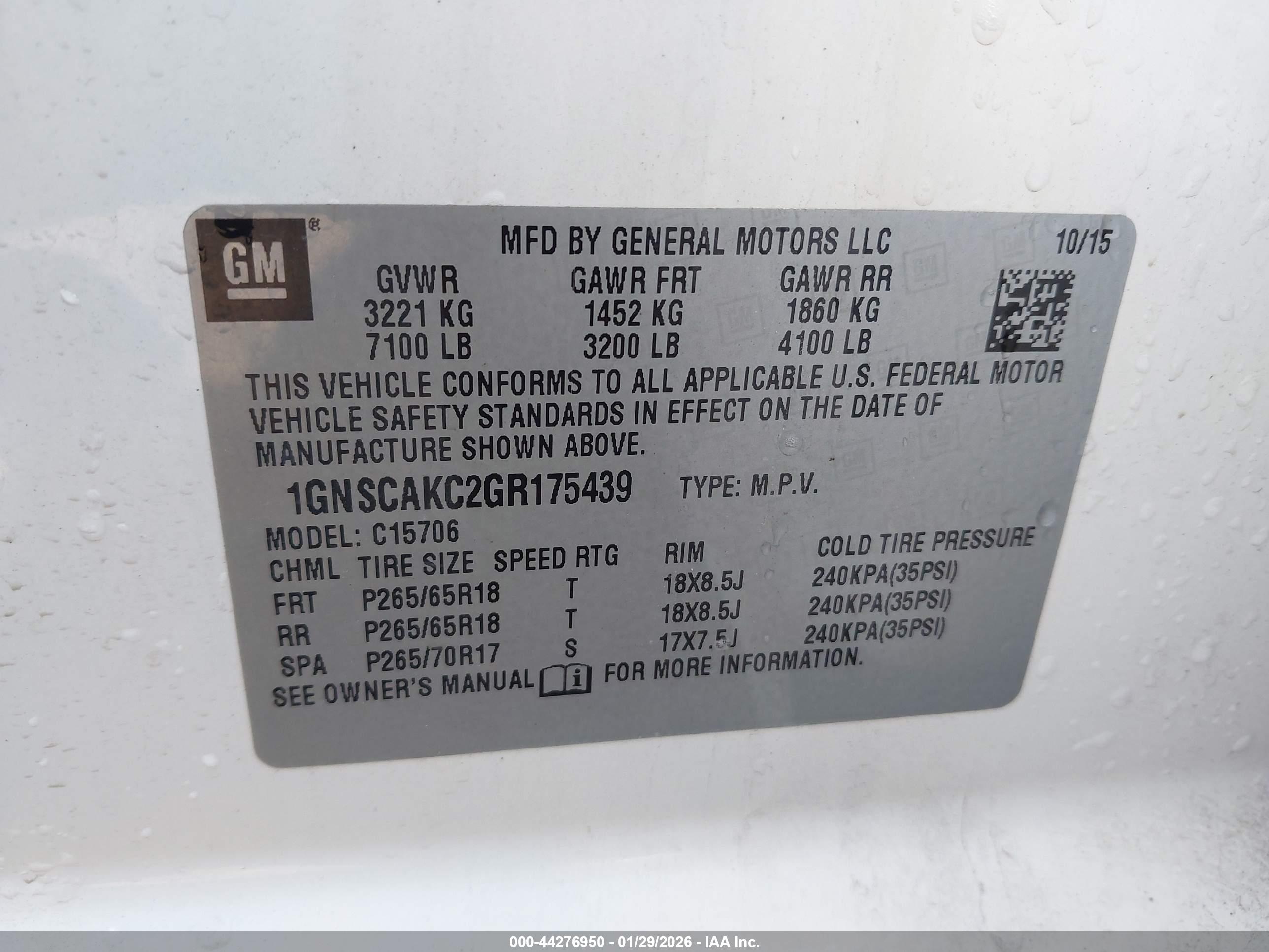 CHEVROLET TAHOE image 9