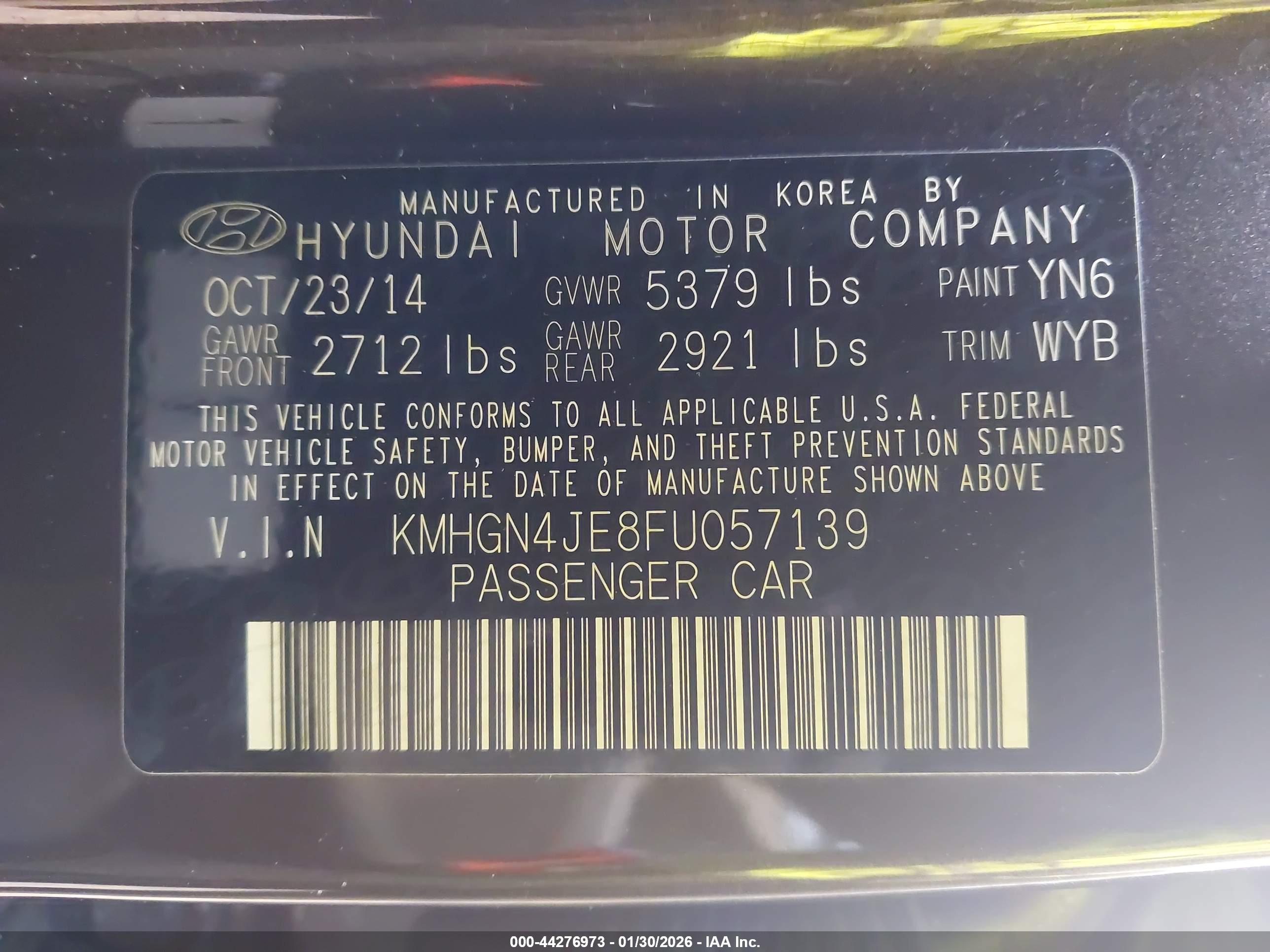 HYUNDAI GENESIS image 9