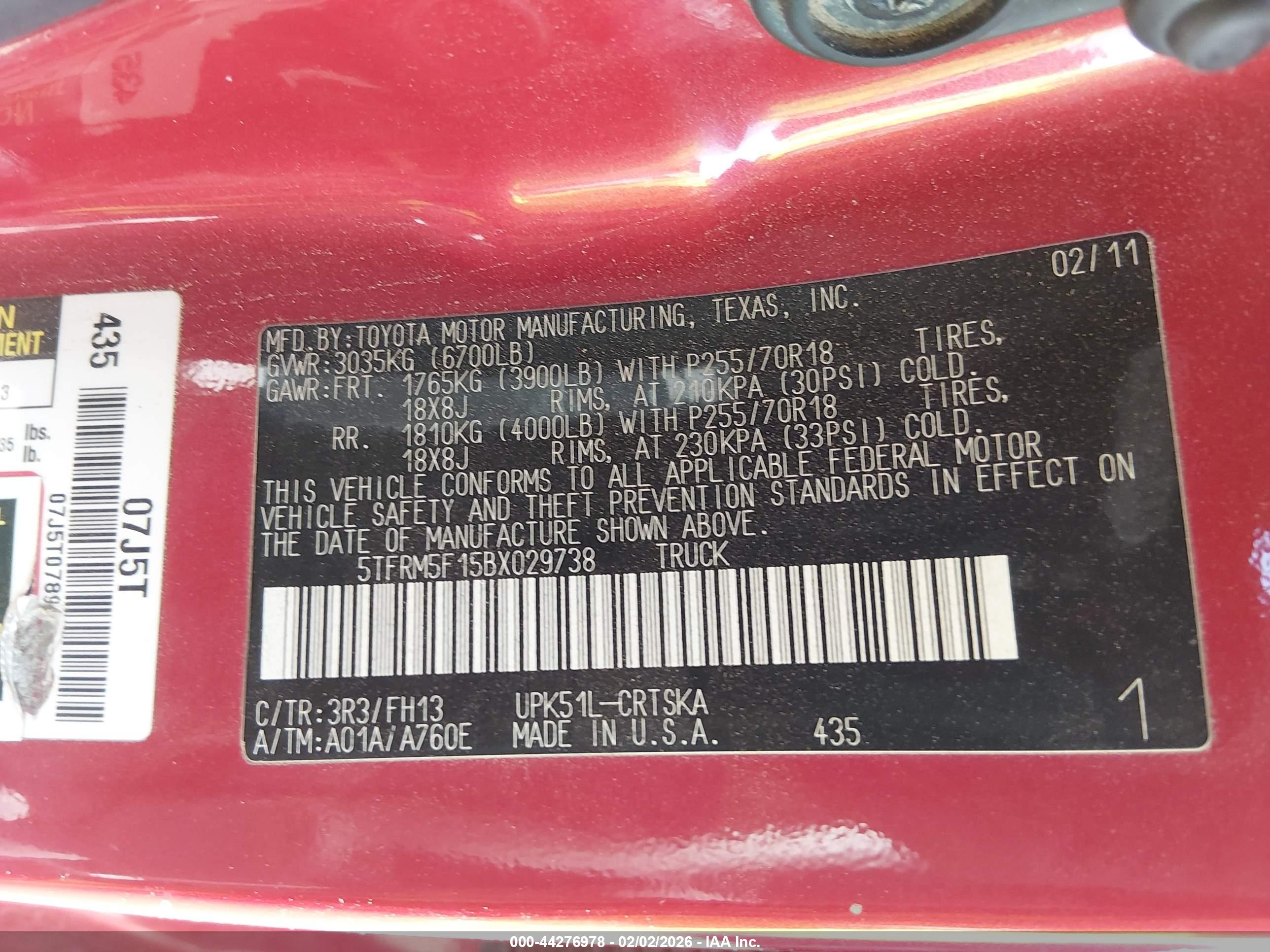TOYOTA TUNDRA image 9