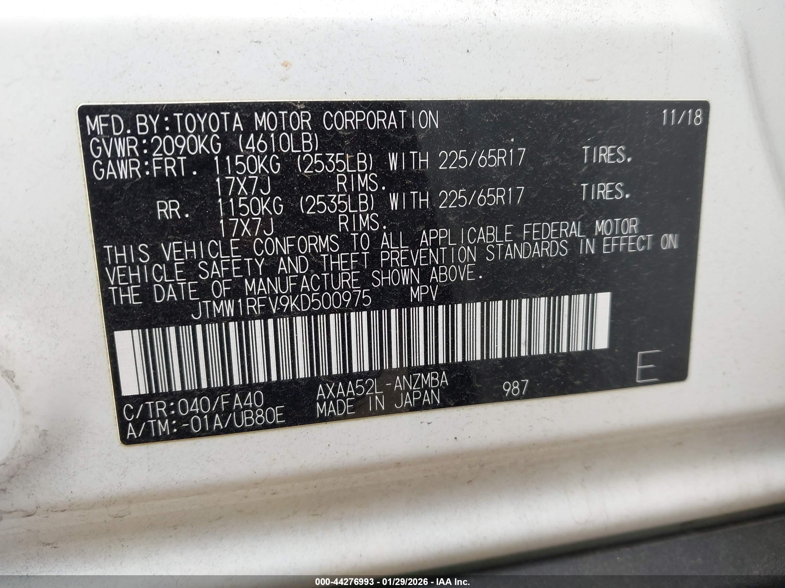 TOYOTA RAV4 image 9