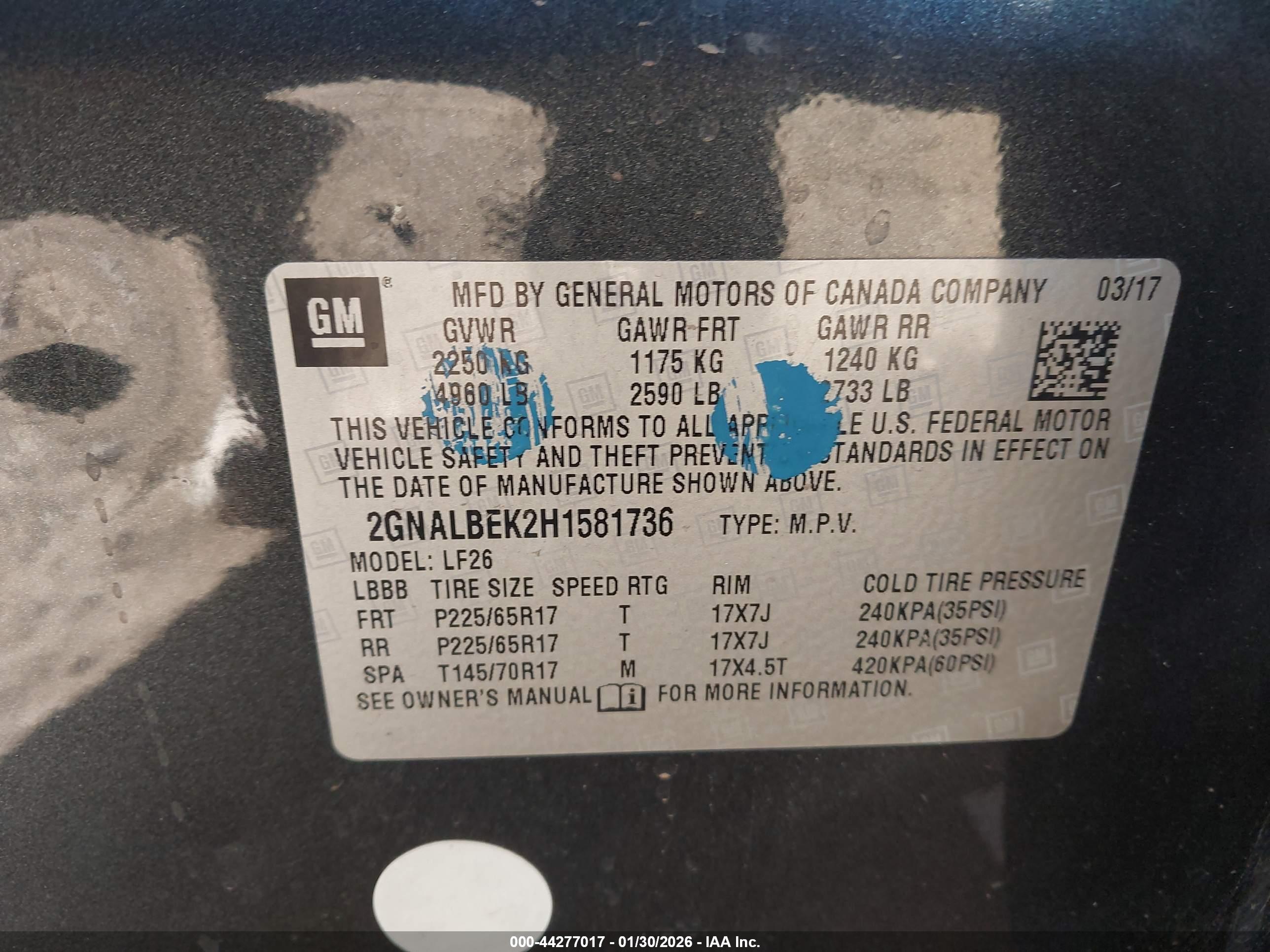 CHEVROLET EQUINOX image 9