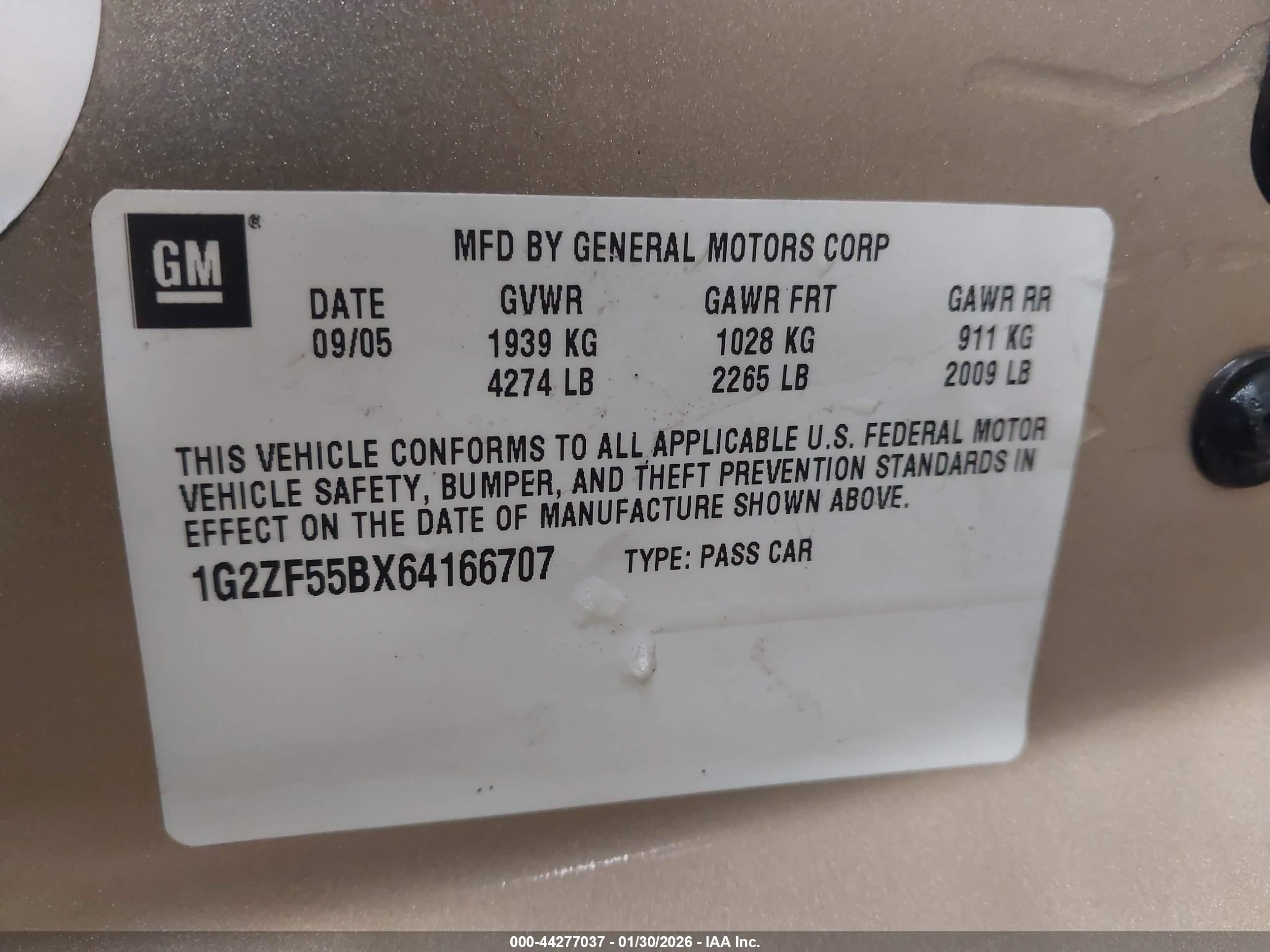PONTIAC G6 image 9