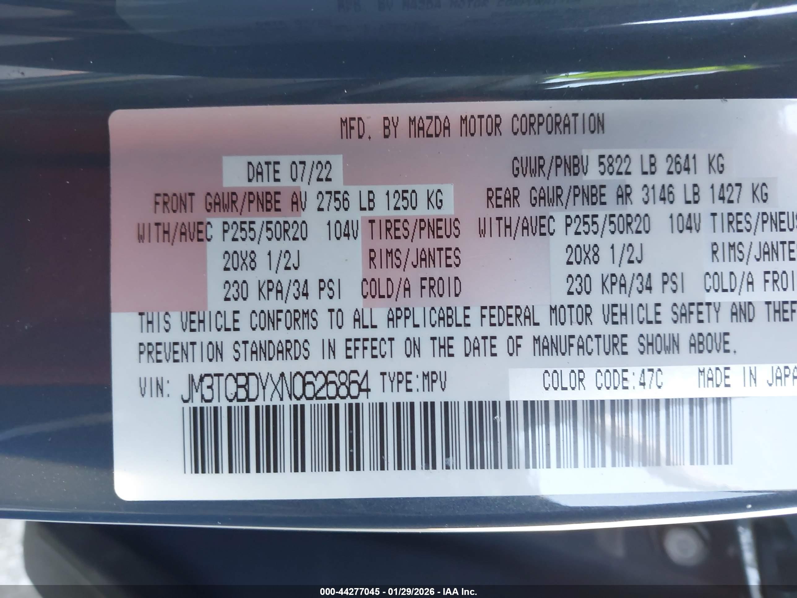 MAZDA CX-9 image 9