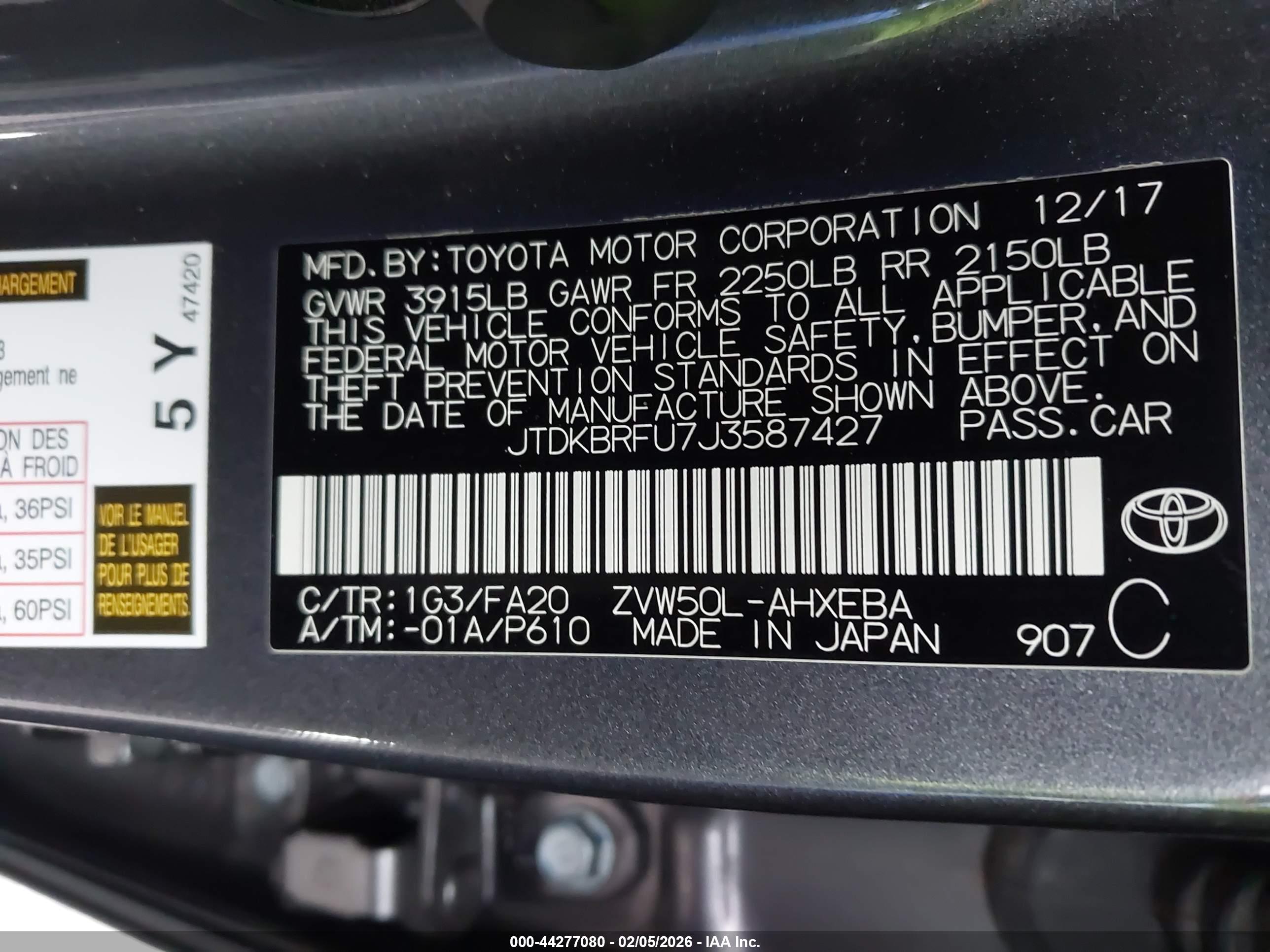 TOYOTA PRIUS image 9