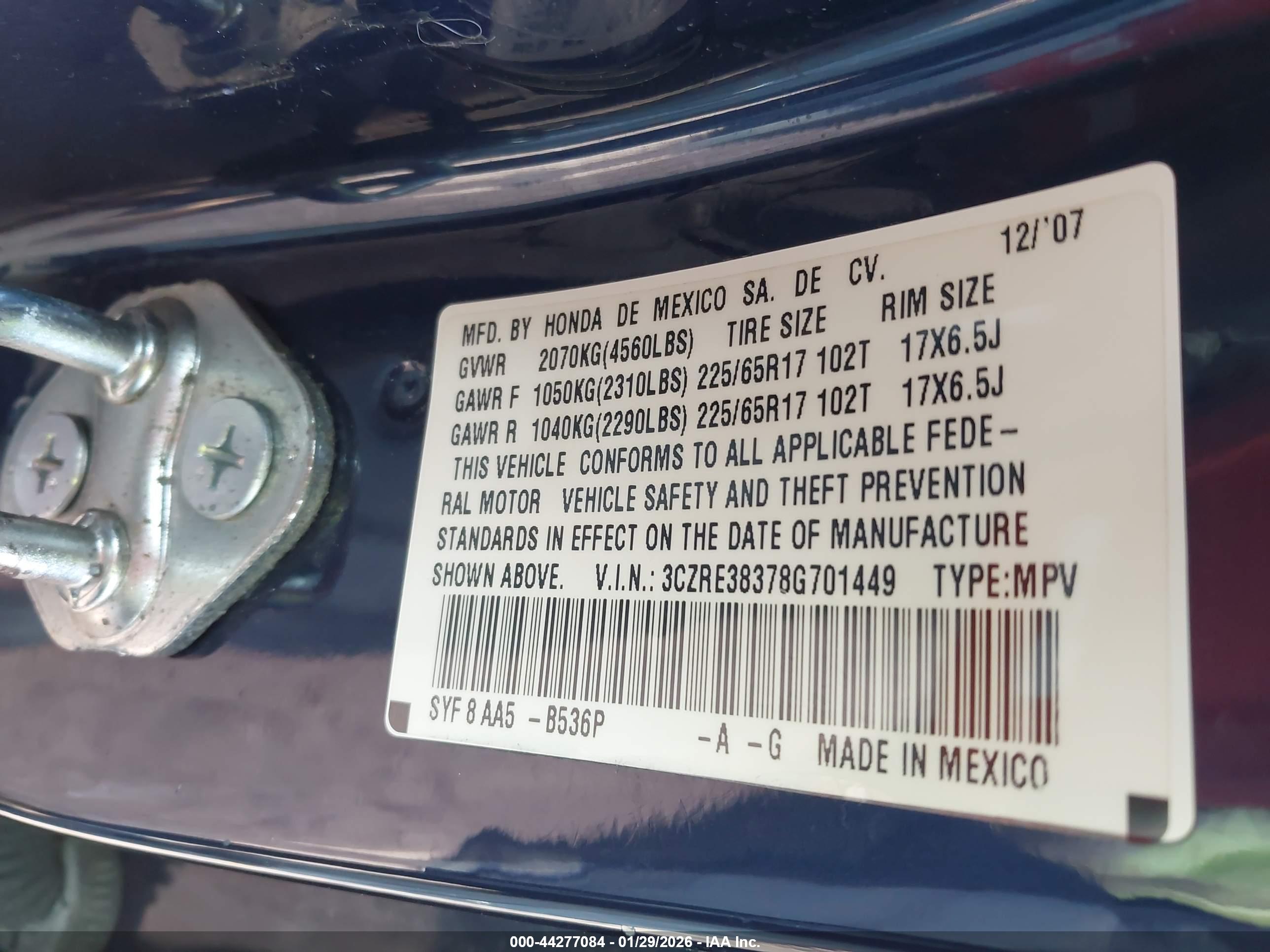 HONDA CR-V image 9