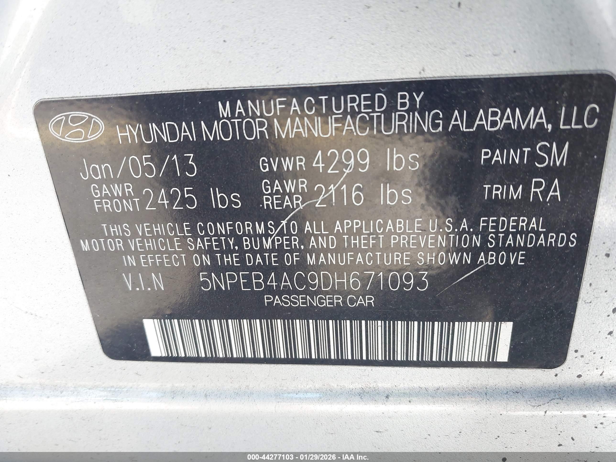 HYUNDAI SONATA image 9