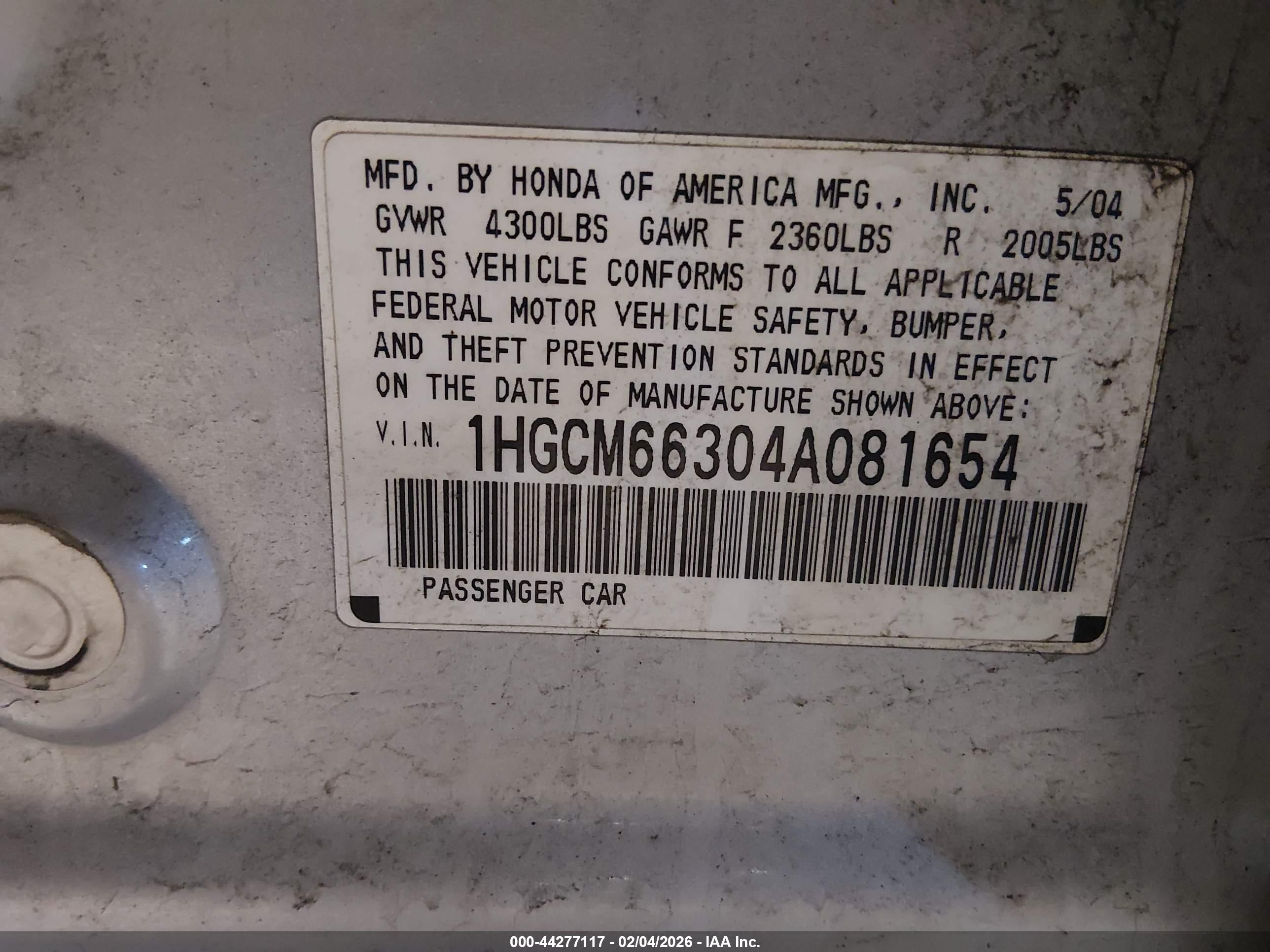 HONDA ACCORD image 9