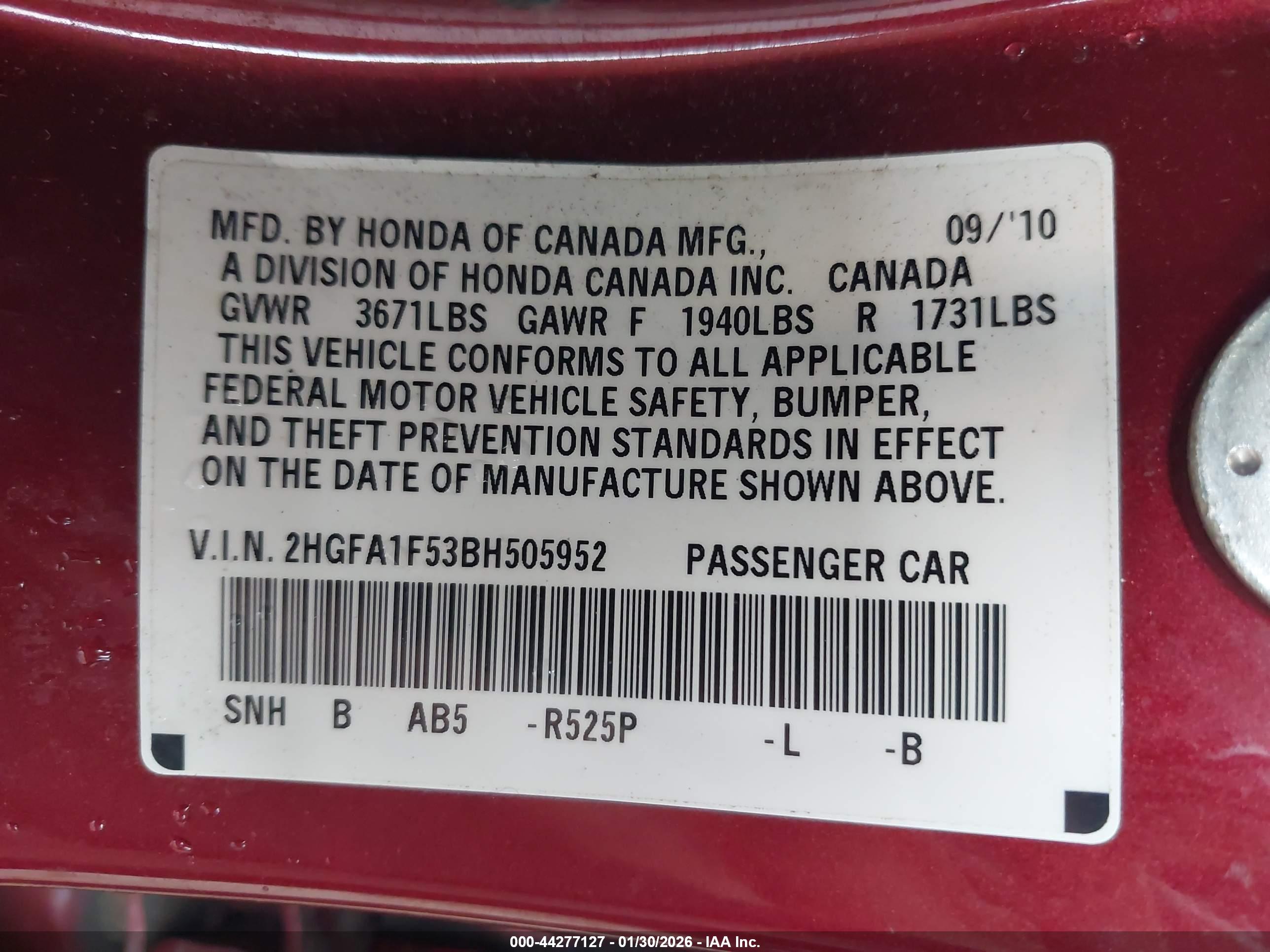 HONDA CIVIC image 9