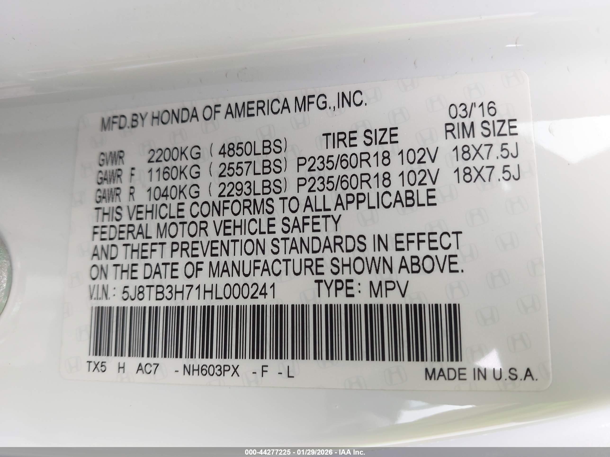 ACURA RDX image 9