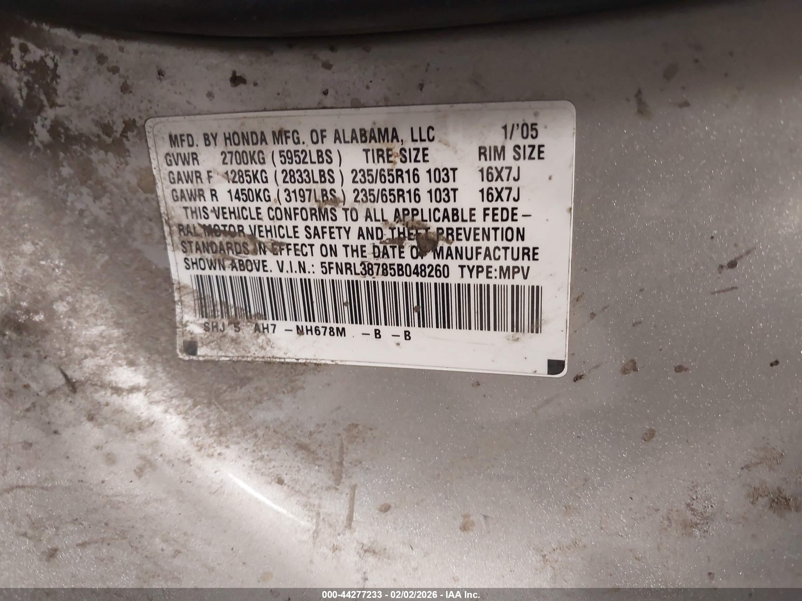 HONDA ODYSSEY image 9