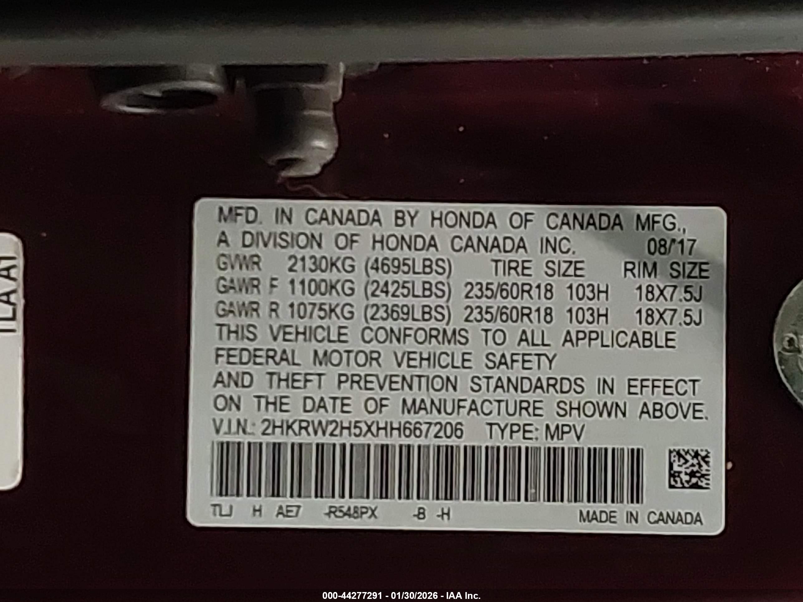 HONDA CR-V image 9