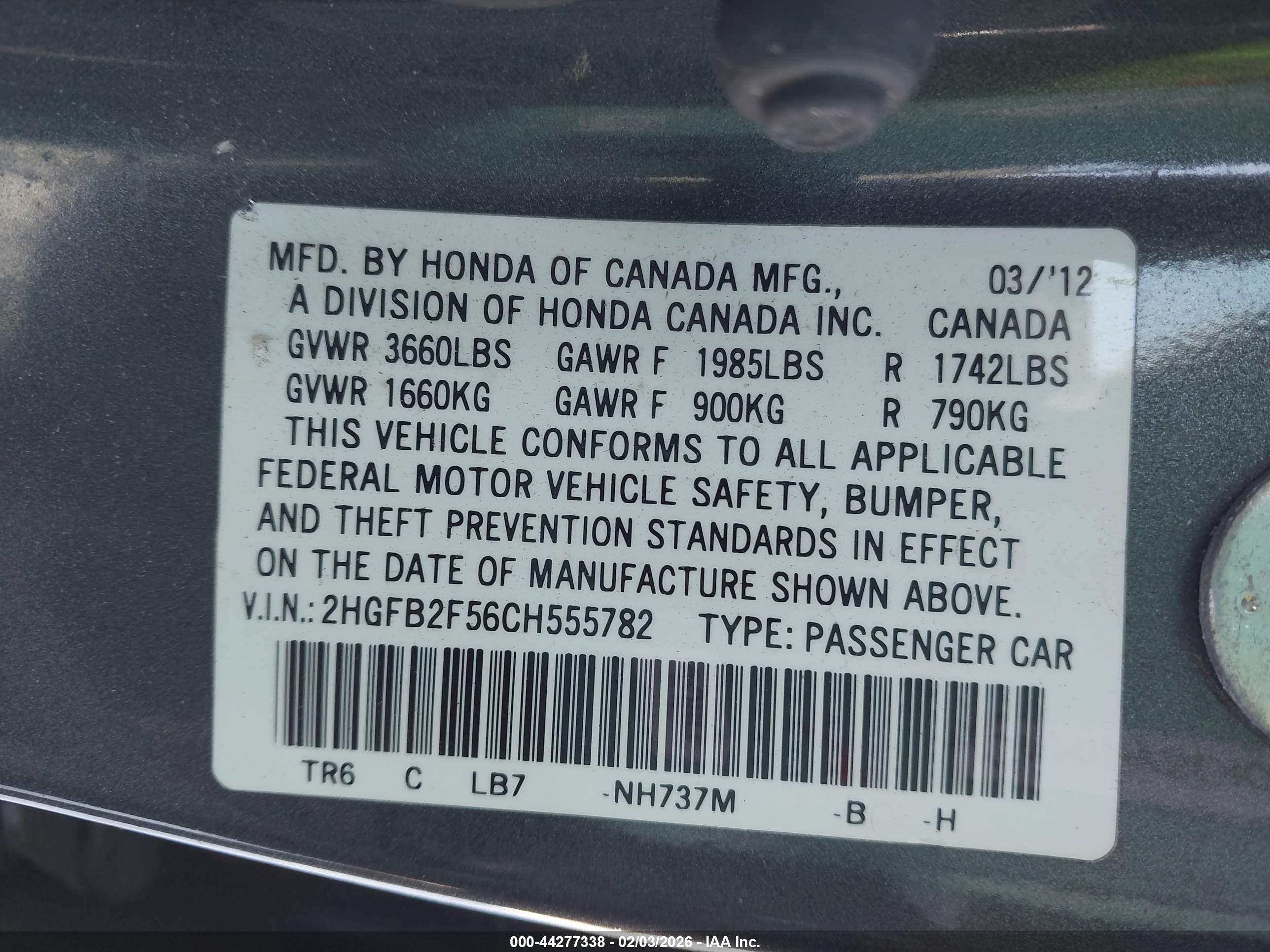 HONDA CIVIC image 9