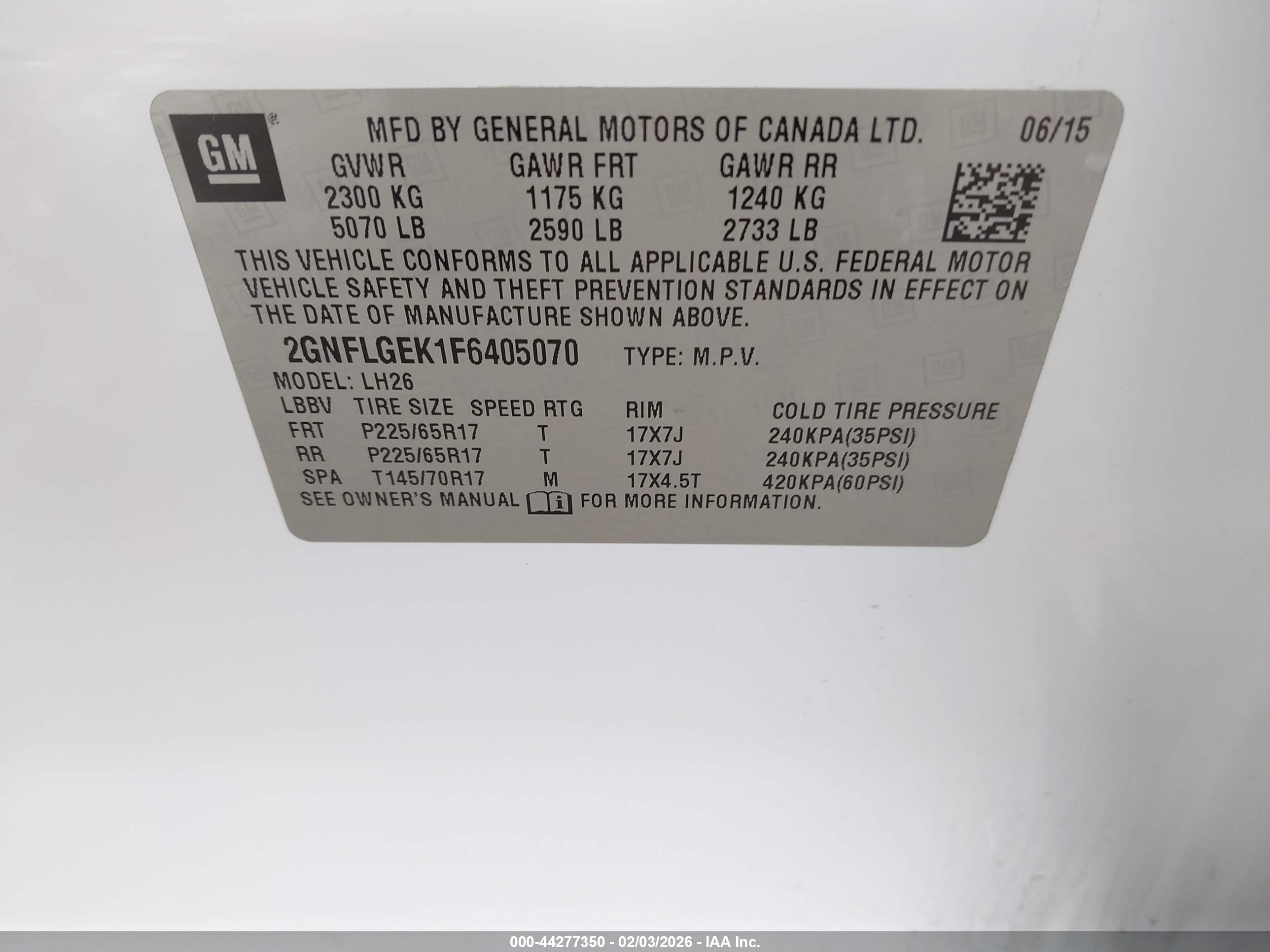CHEVROLET EQUINOX image 9