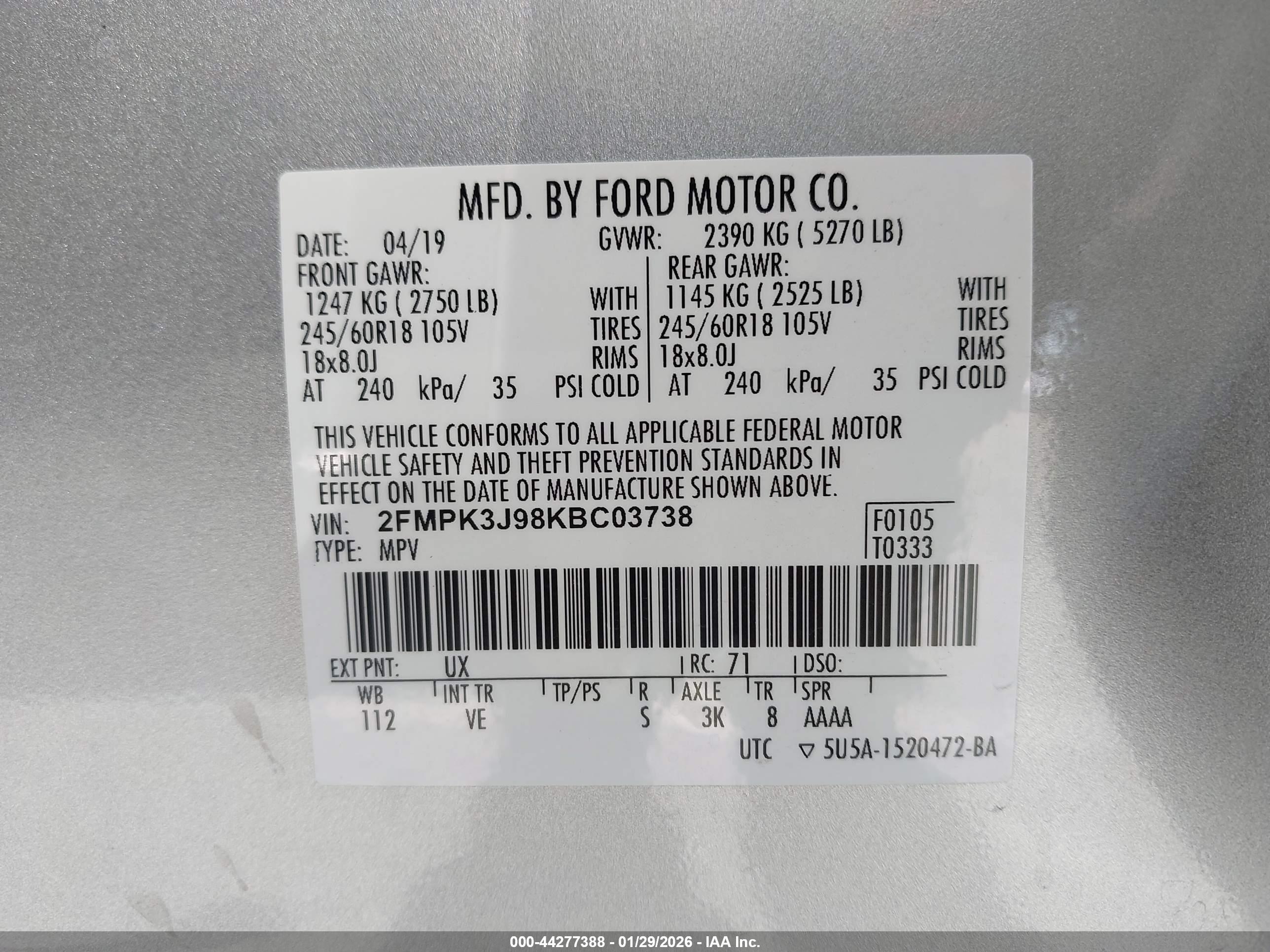 FORD EDGE image 9
