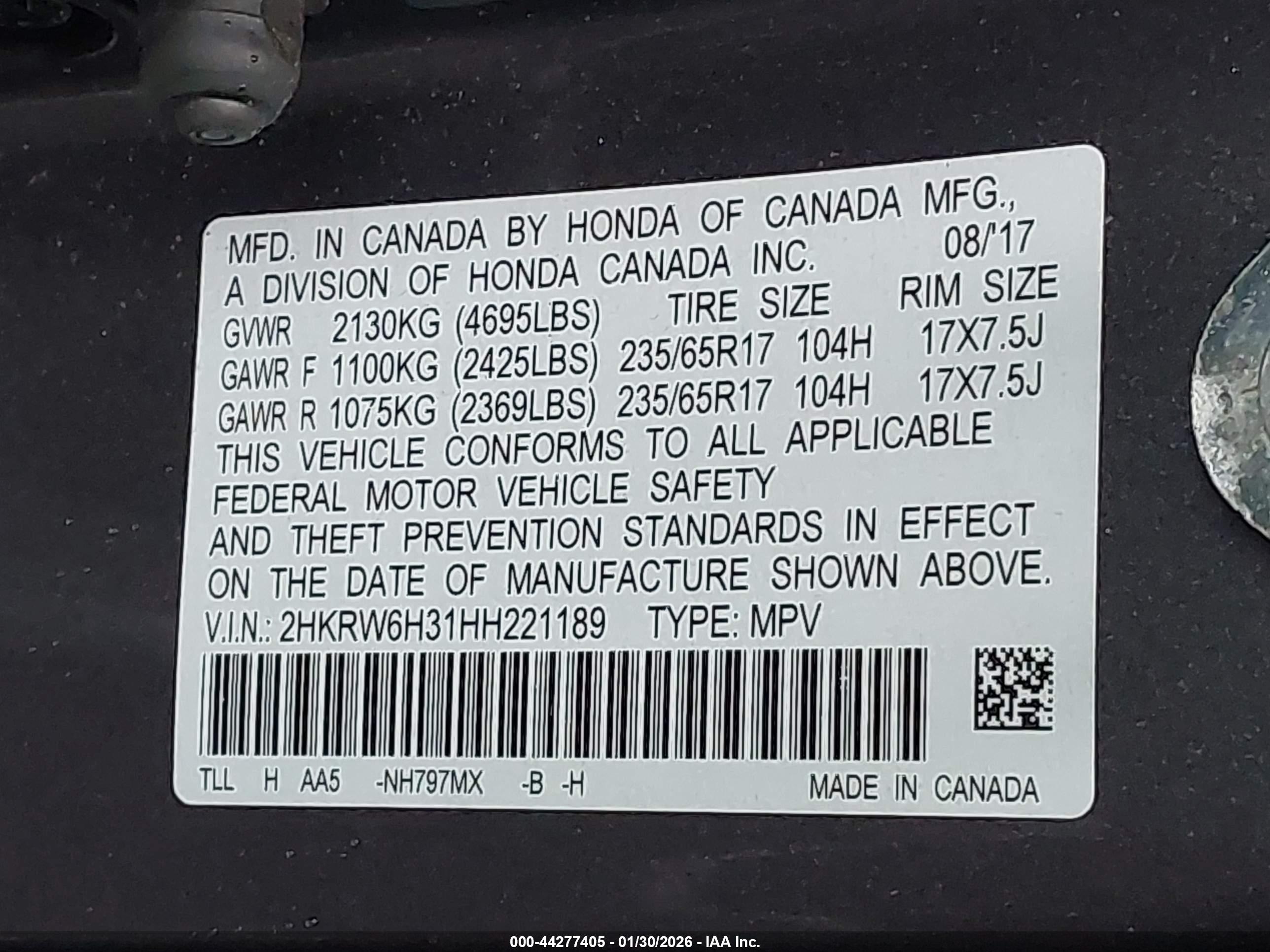 HONDA CR-V image 9
