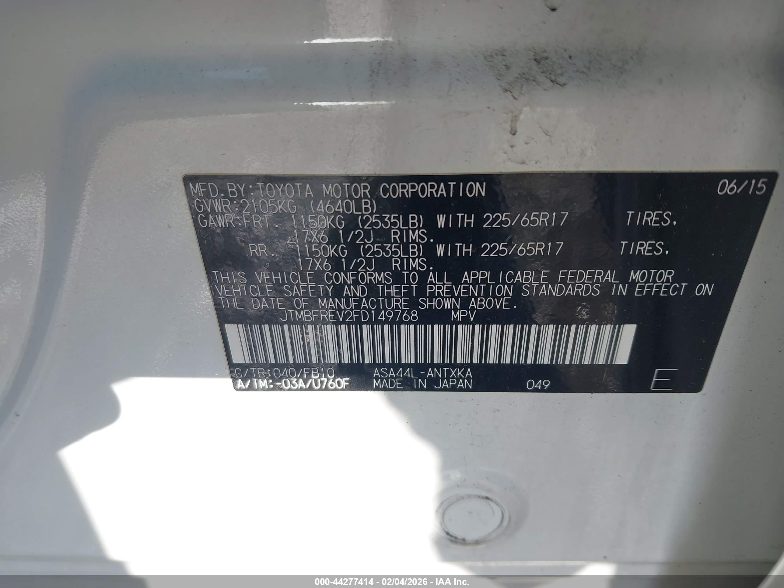 TOYOTA RAV4 image 9