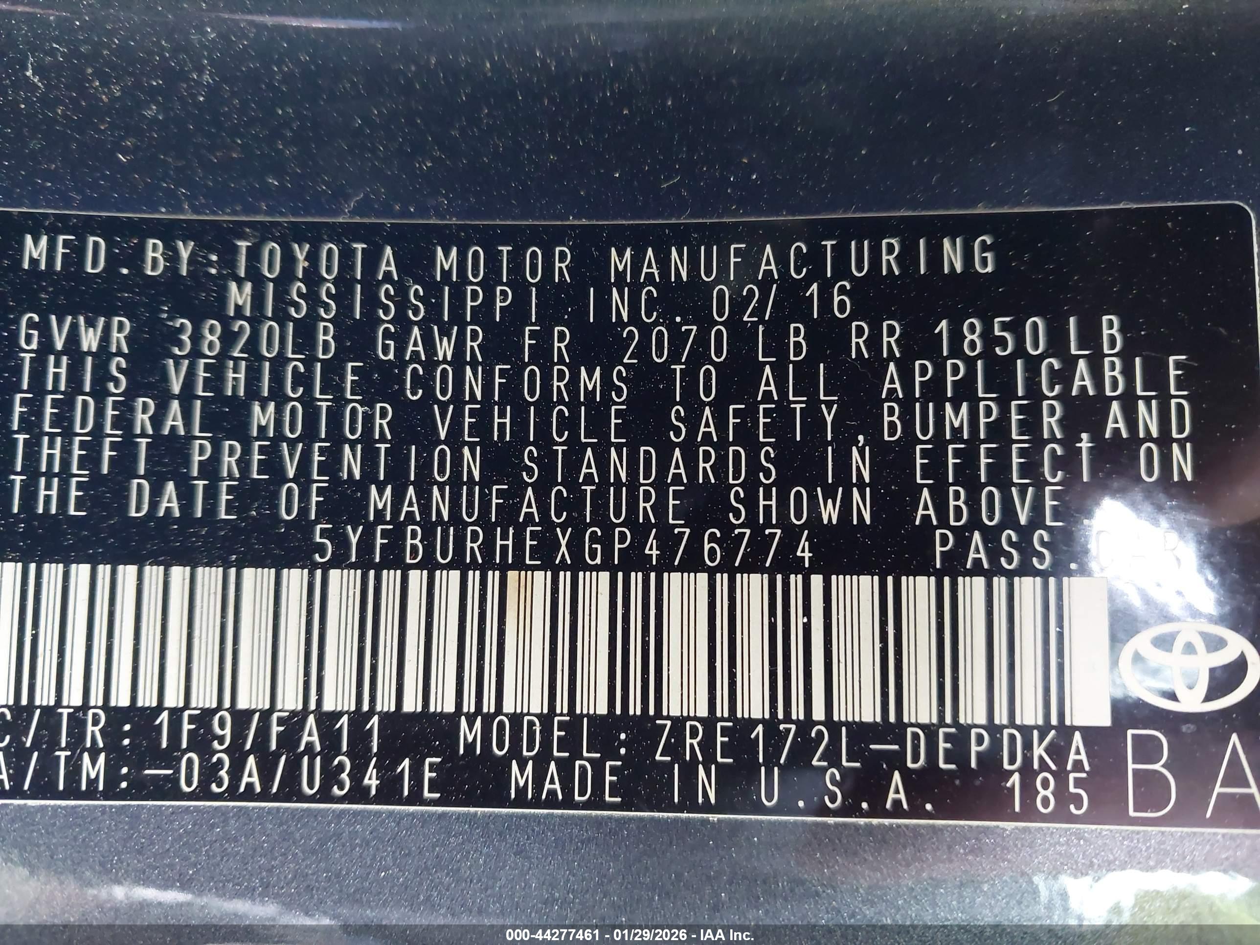 TOYOTA COROLLA image 9