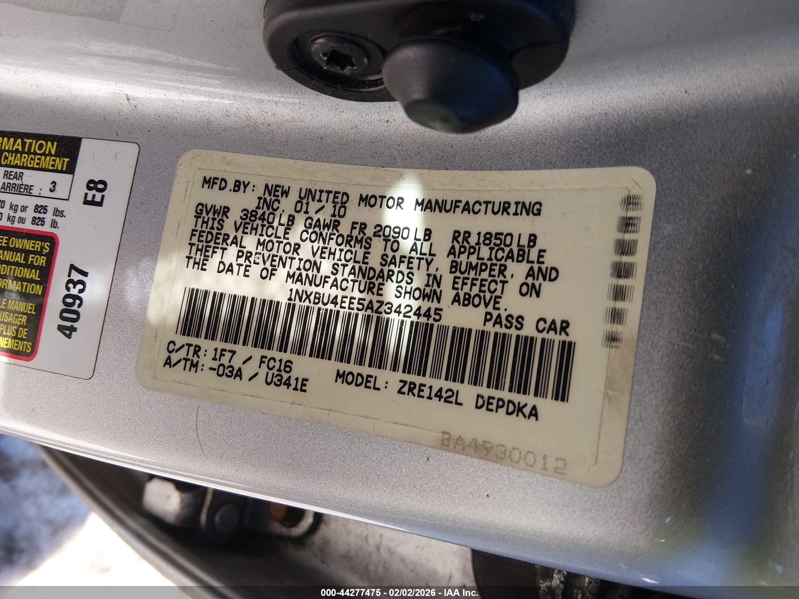 TOYOTA COROLLA image 9