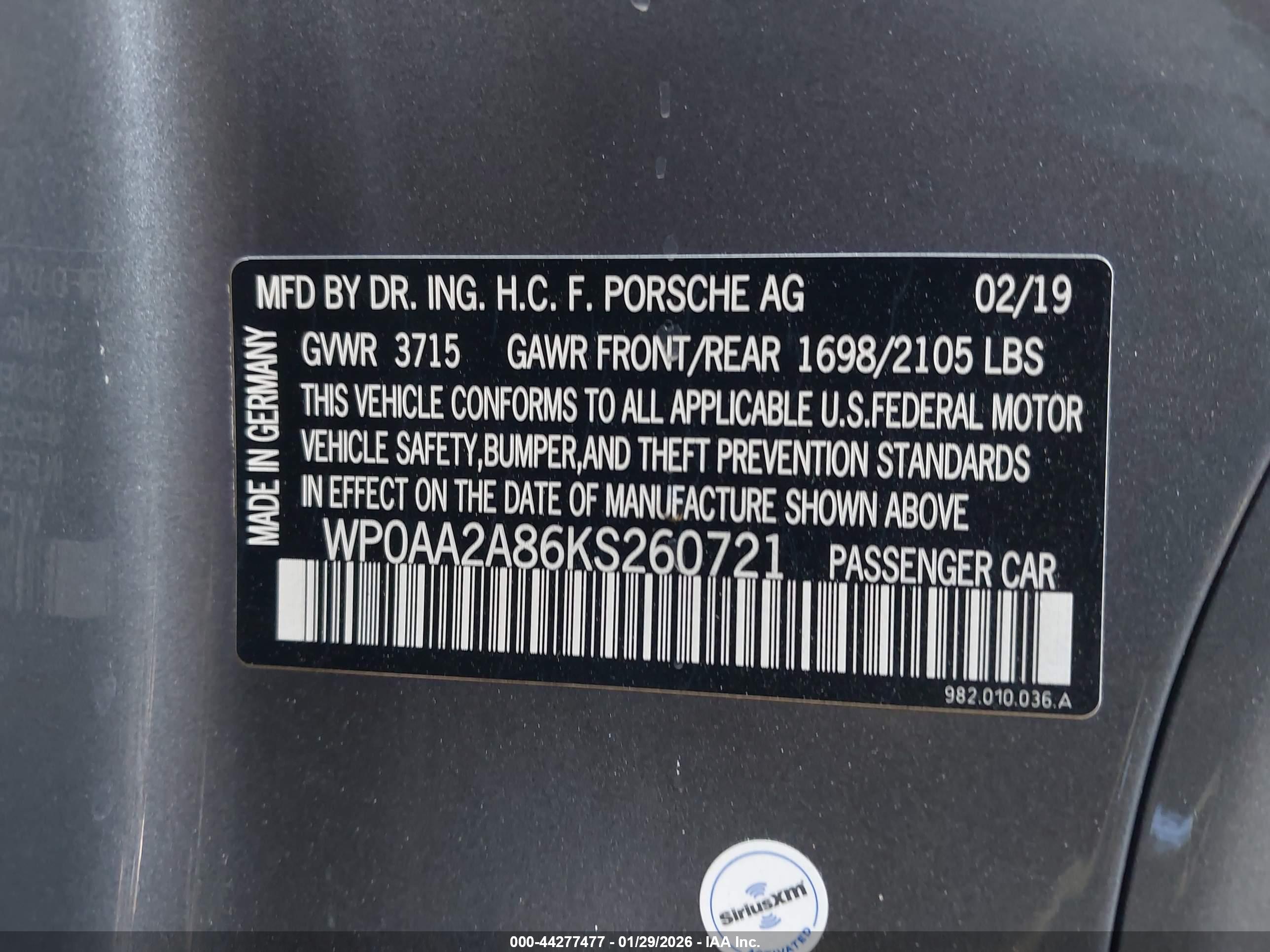 PORSCHE 718 image 9