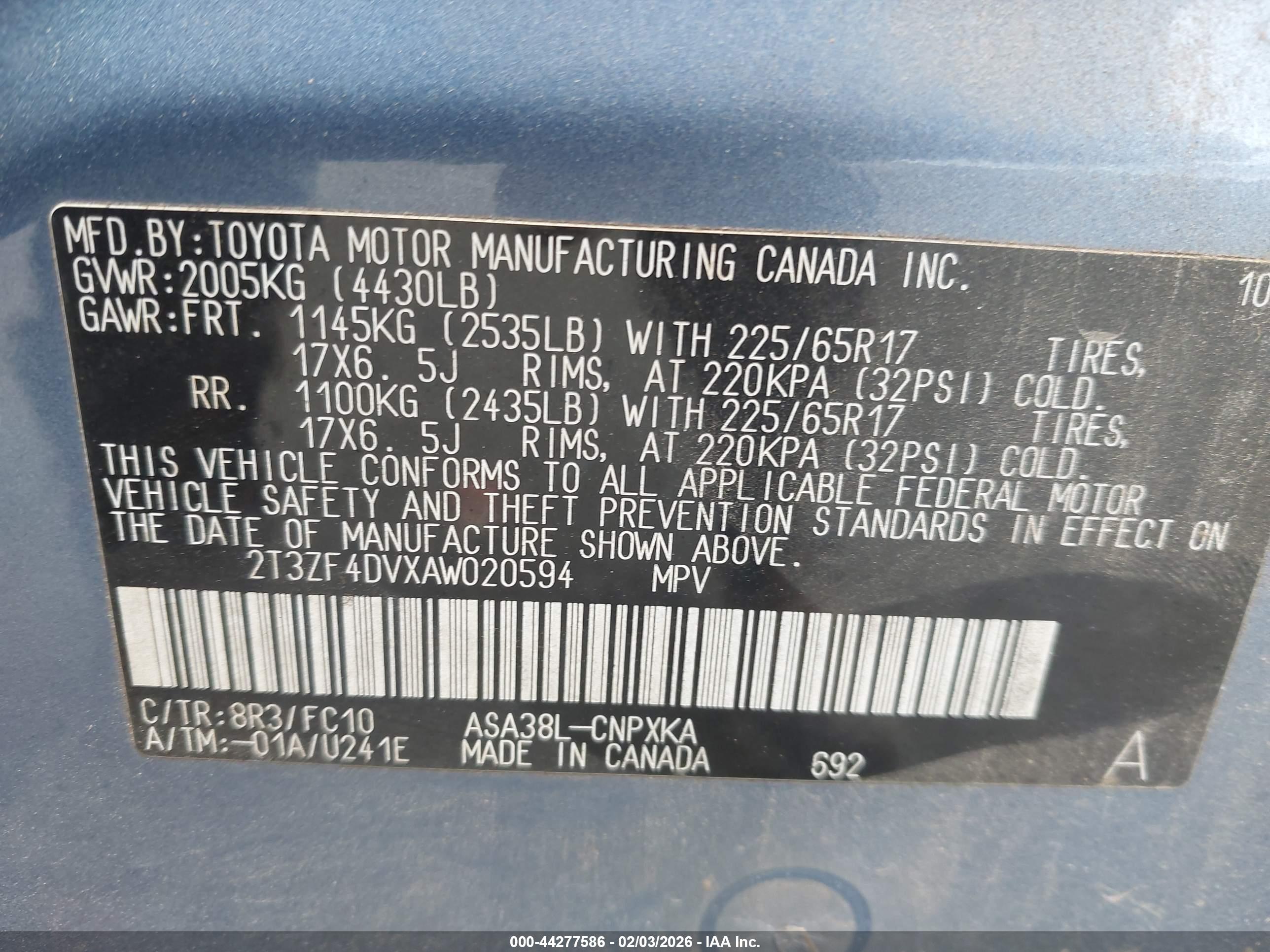 TOYOTA RAV4 image 9
