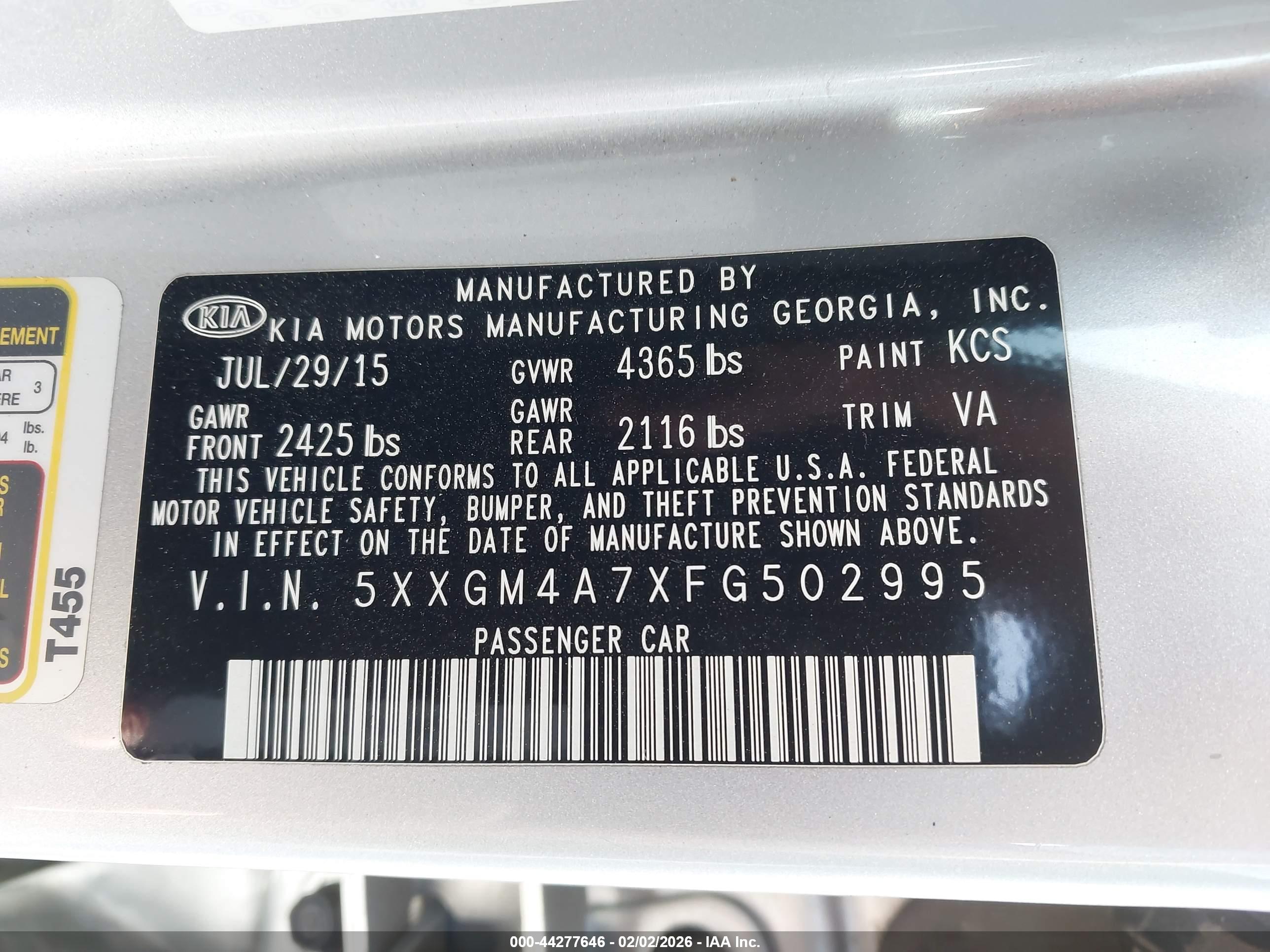 KIA OPTIMA image 9