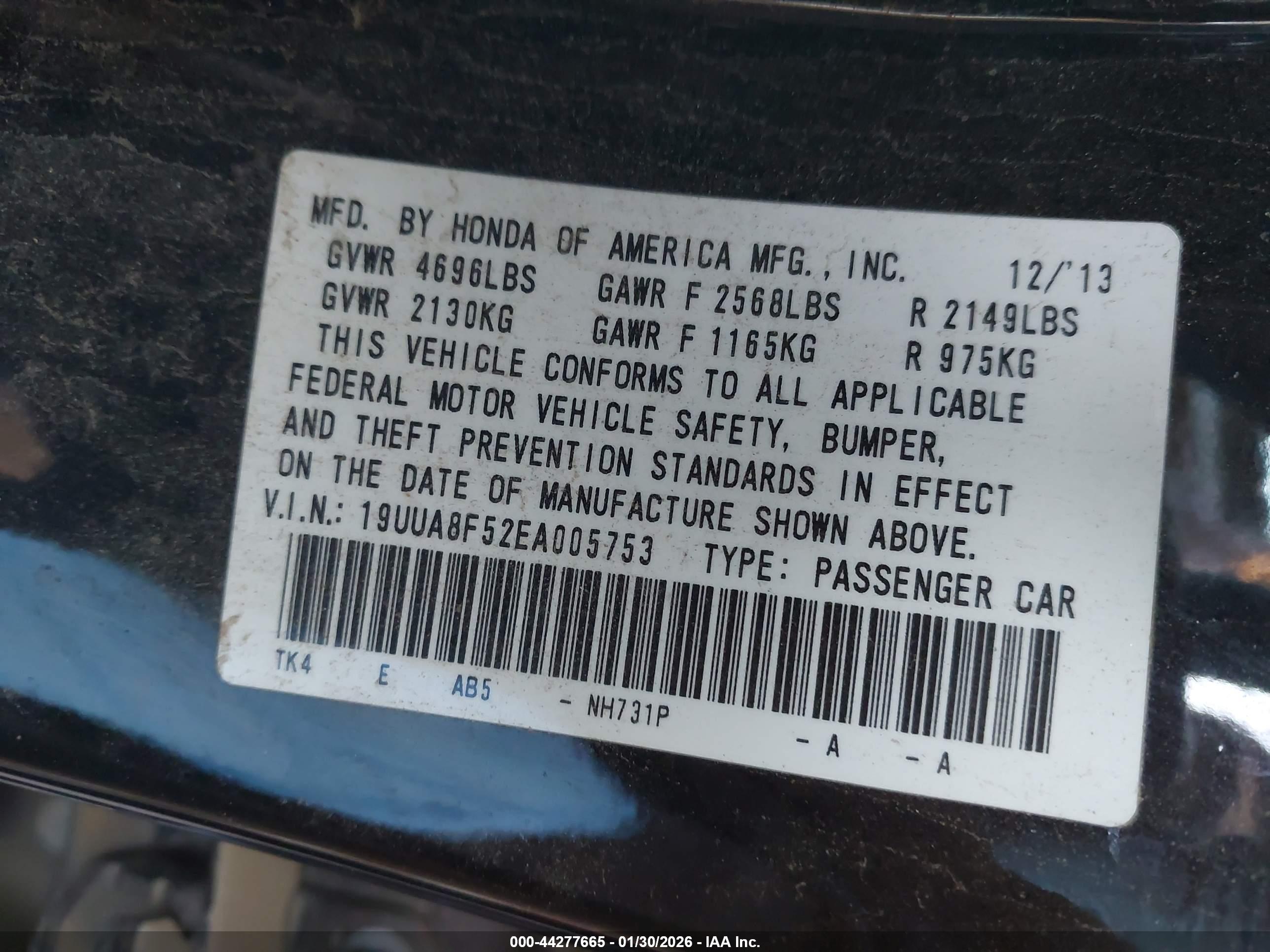 ACURA TL image 9
